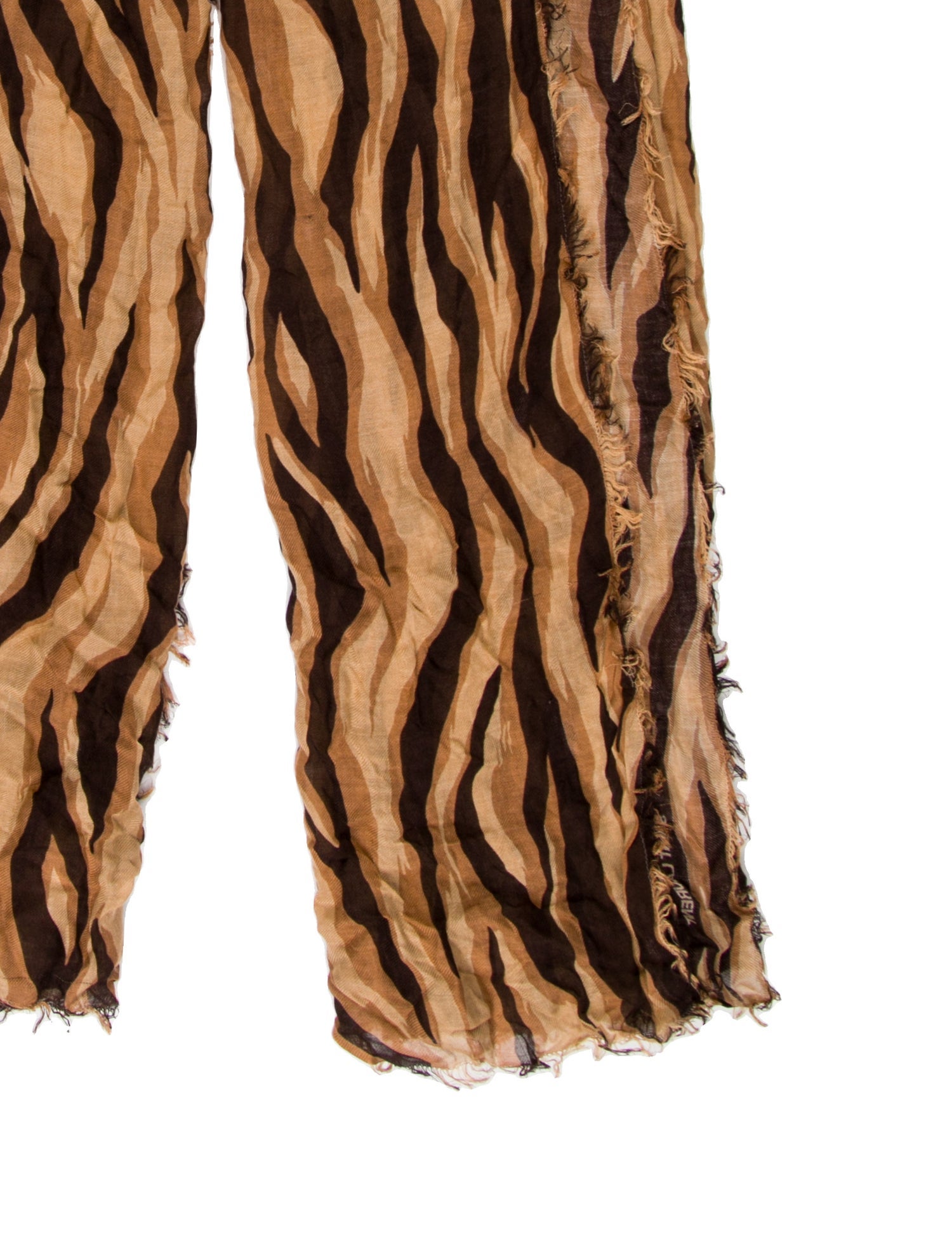 Saint Laurent Animal Print Scarf