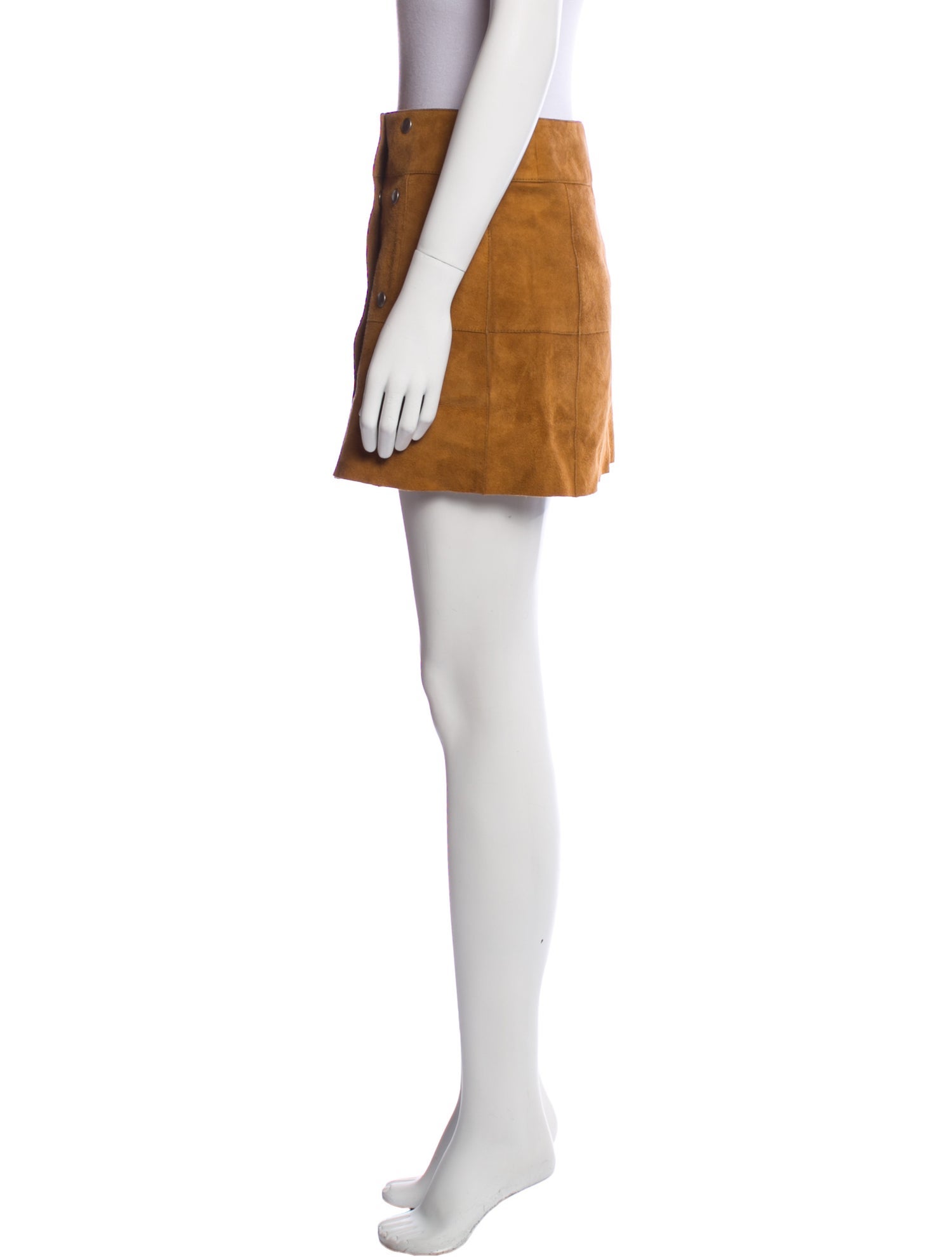 Saint Laurent Suede Mini Skirt