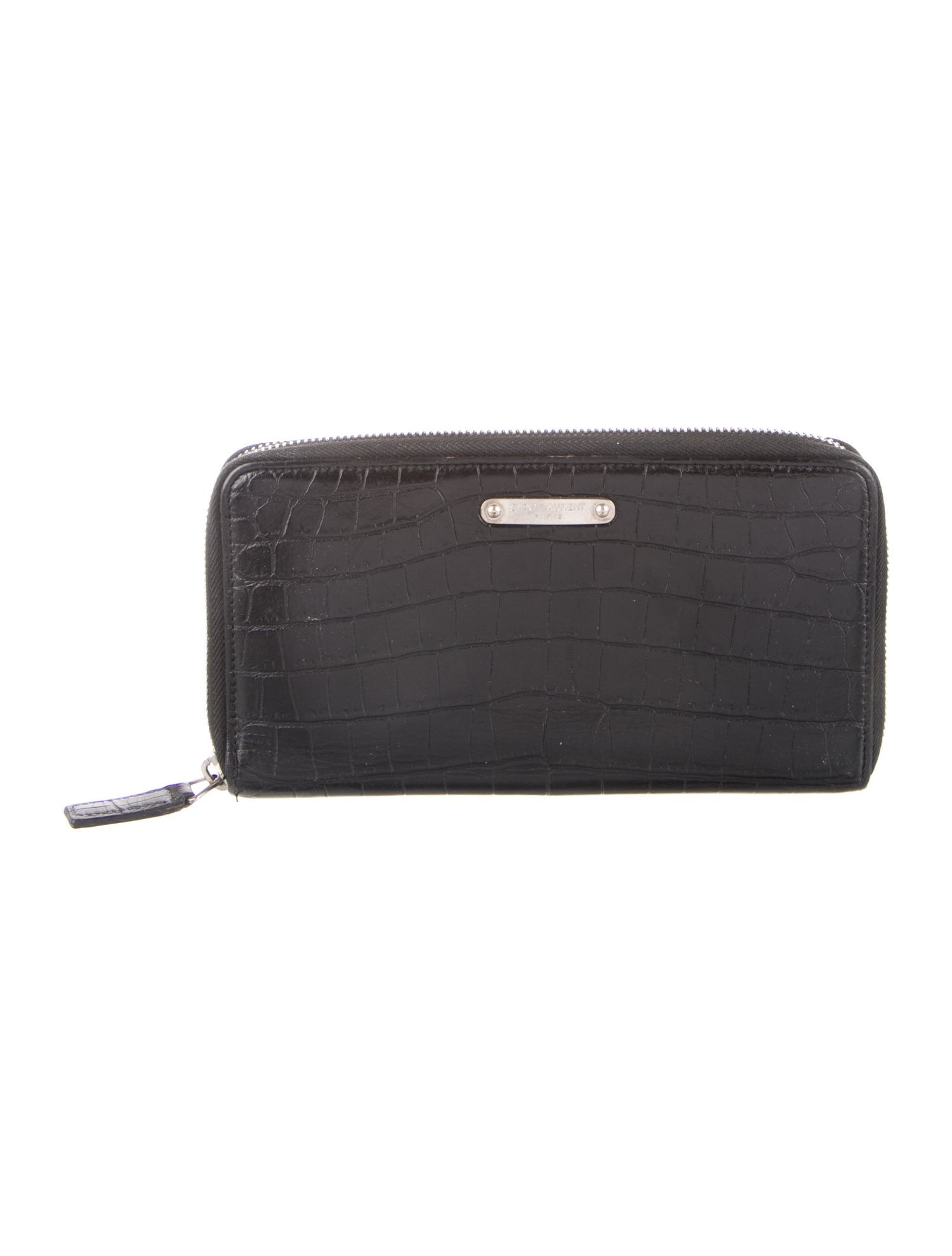 Saint Laurent 2017 Embossed Leather Continental Wallet