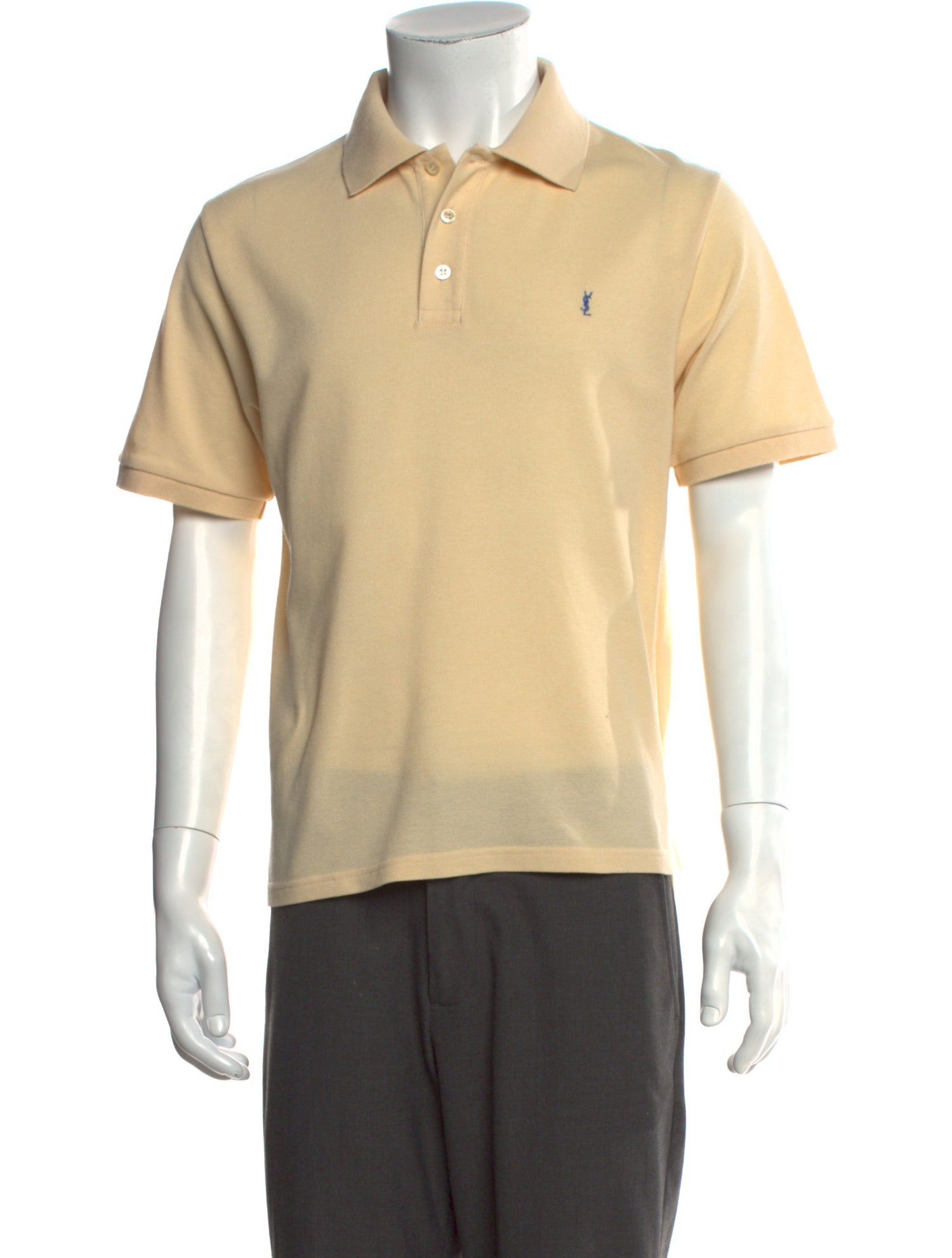 Saint Laurent 2023 Signature Logo Polo Shirt