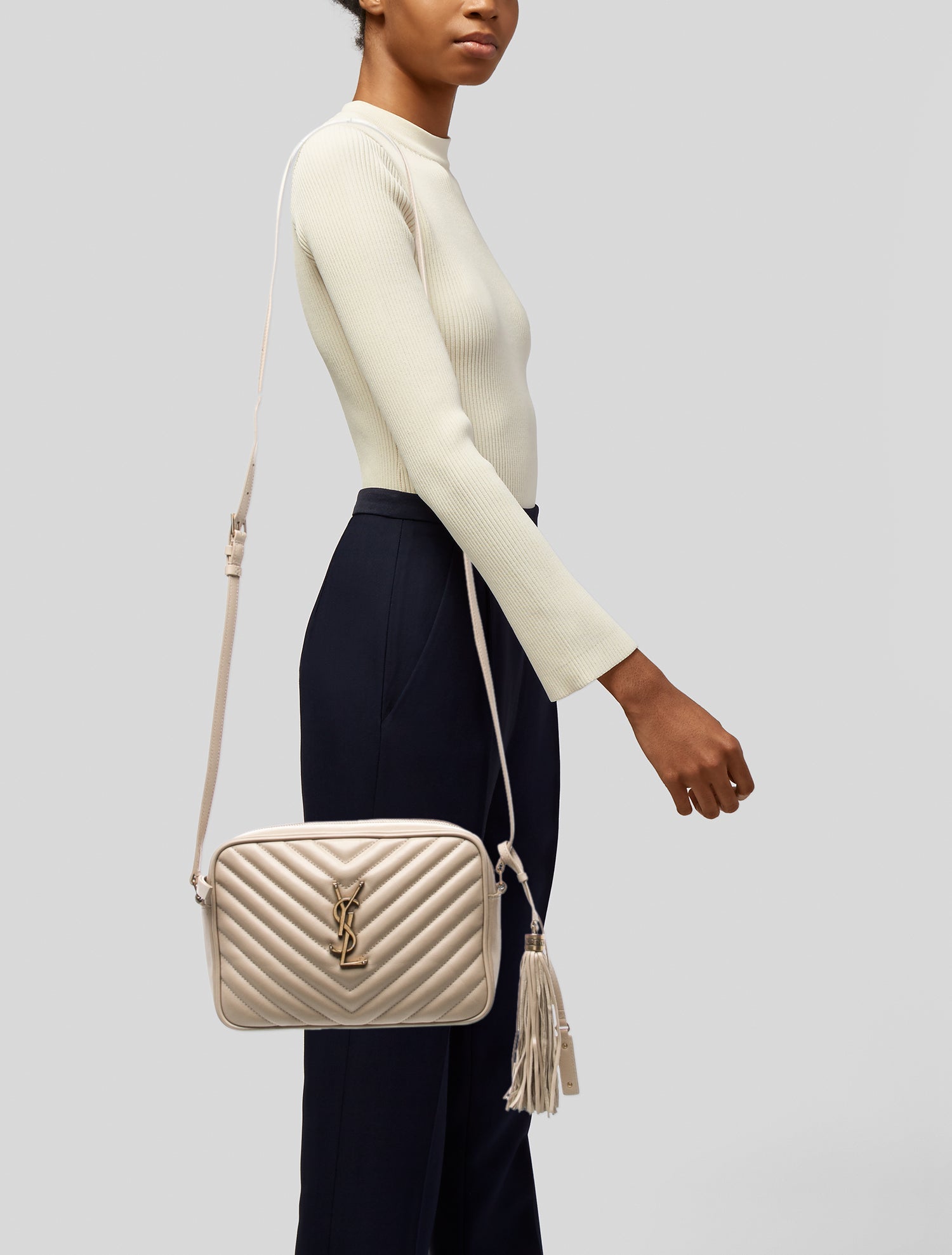 Saint Laurent Quilted Lou Camera