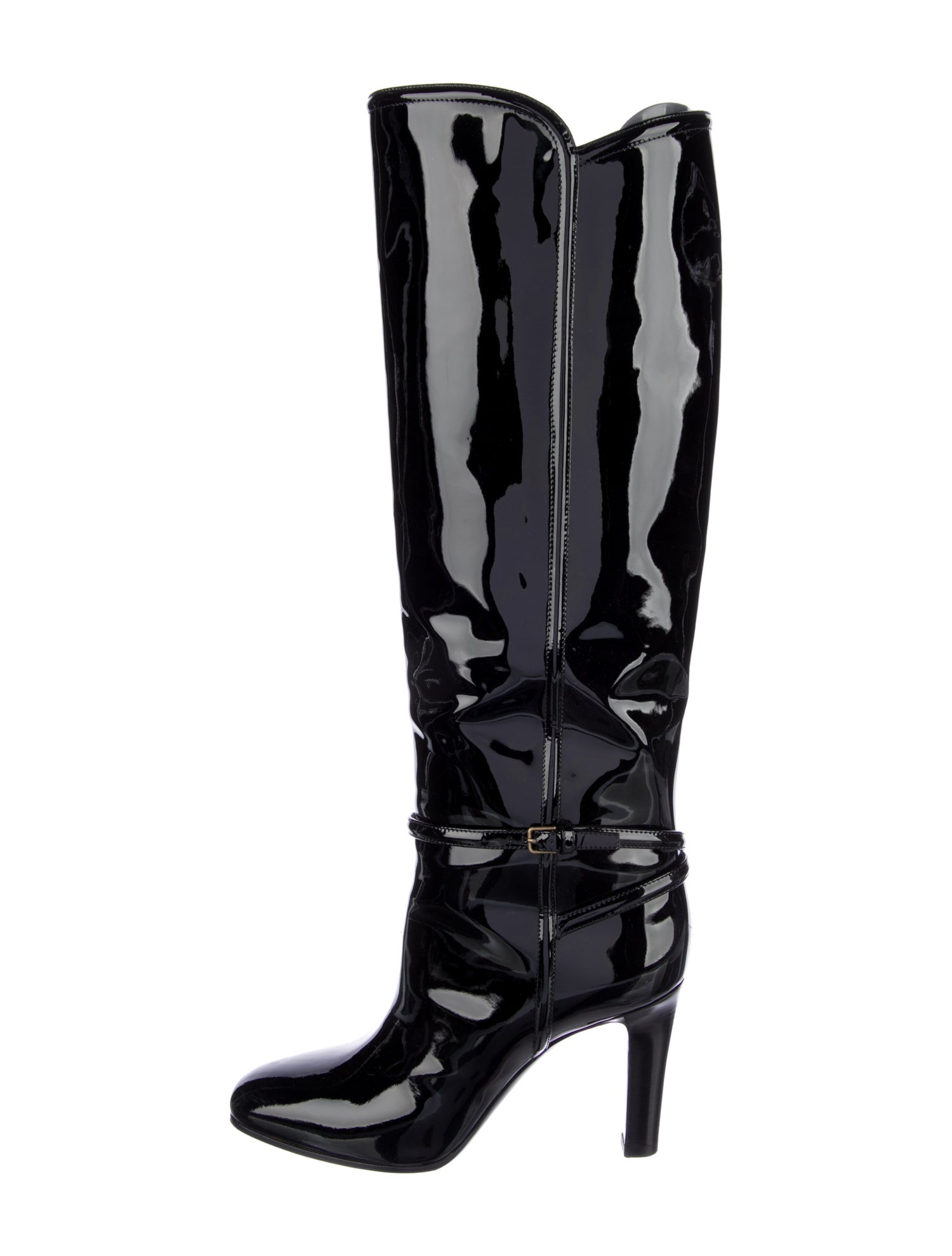 Saint Laurent Patent Leather Boots