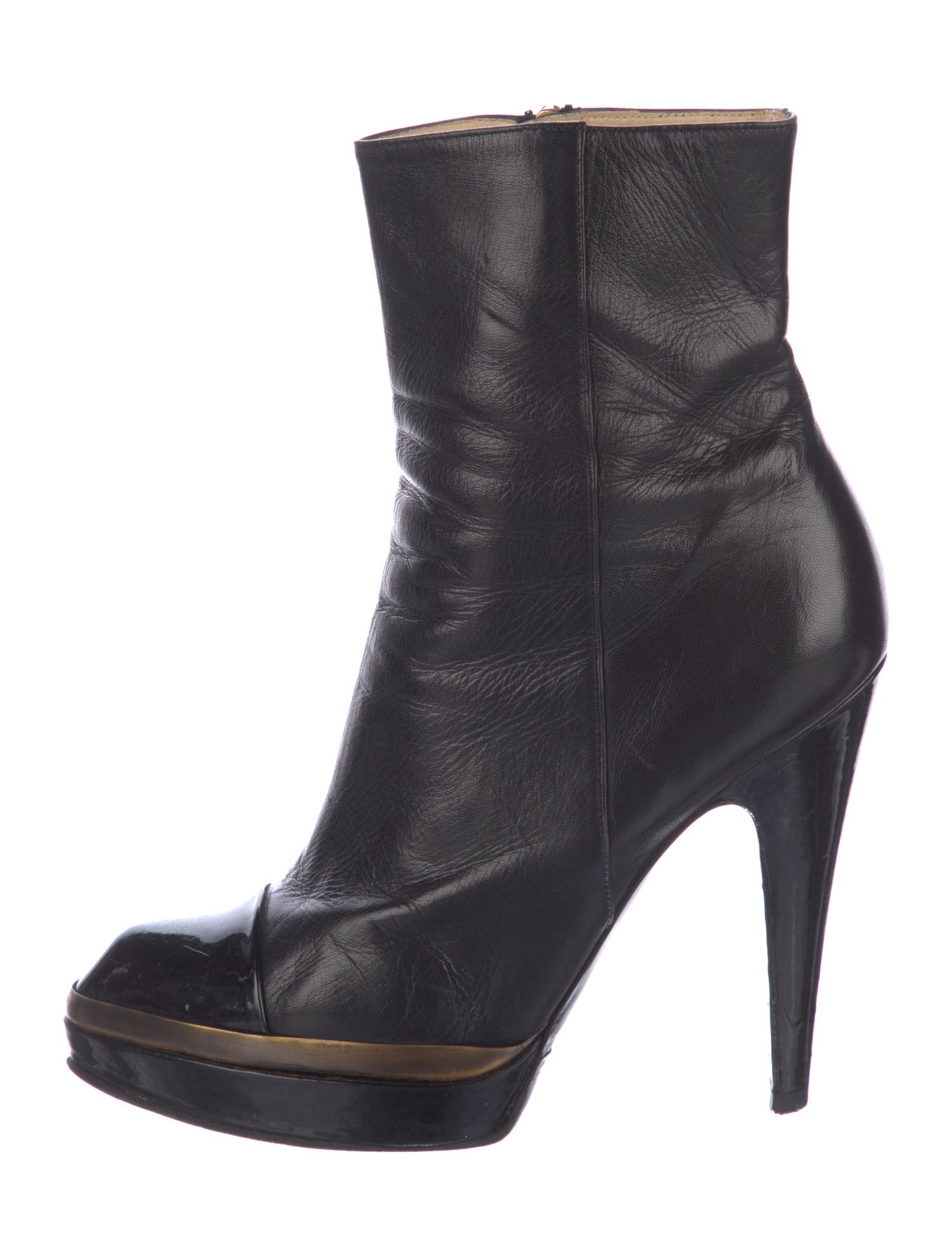 Saint Laurent Leather Boots