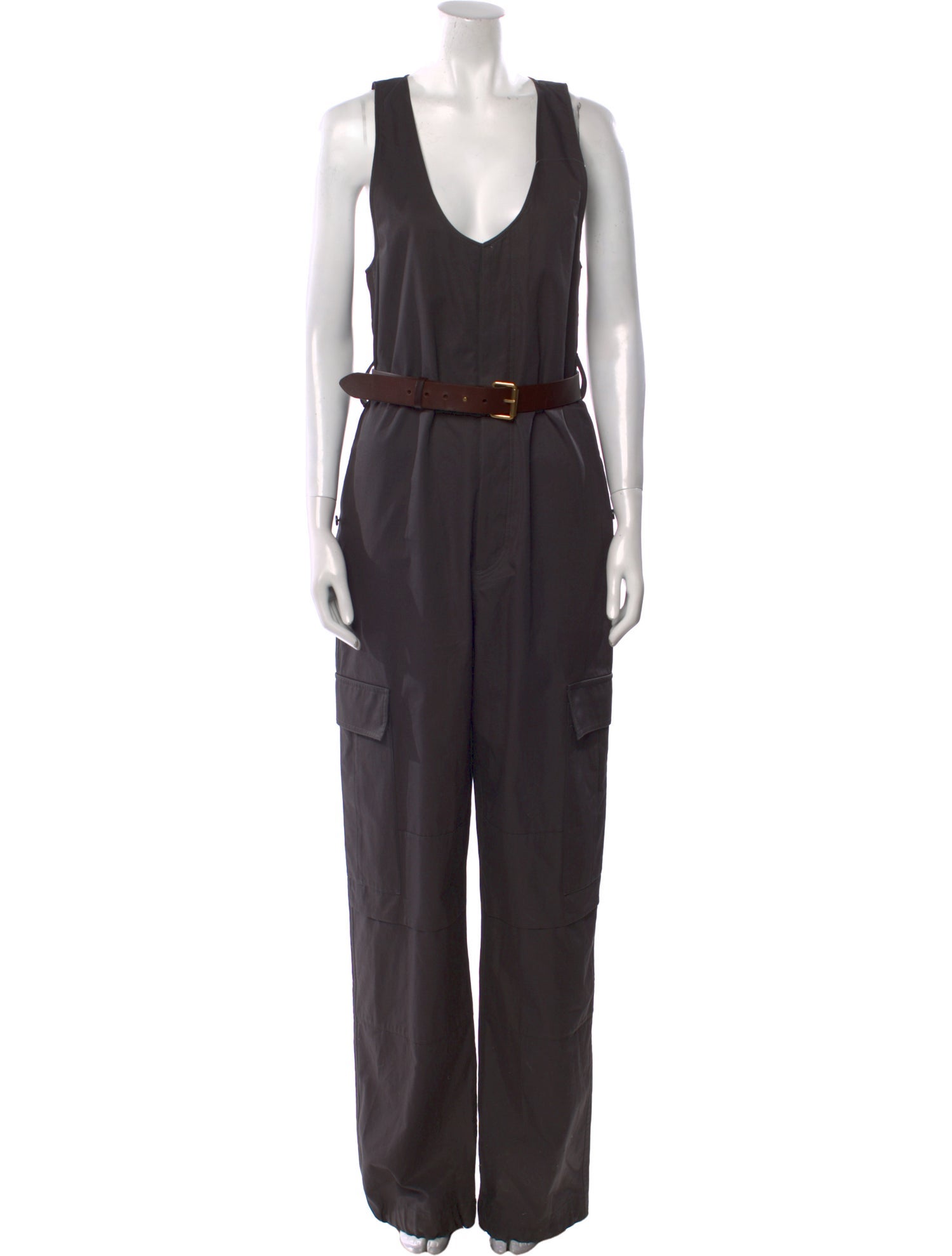 Saint Laurent 2023 Scoop Neck Jumpsuit