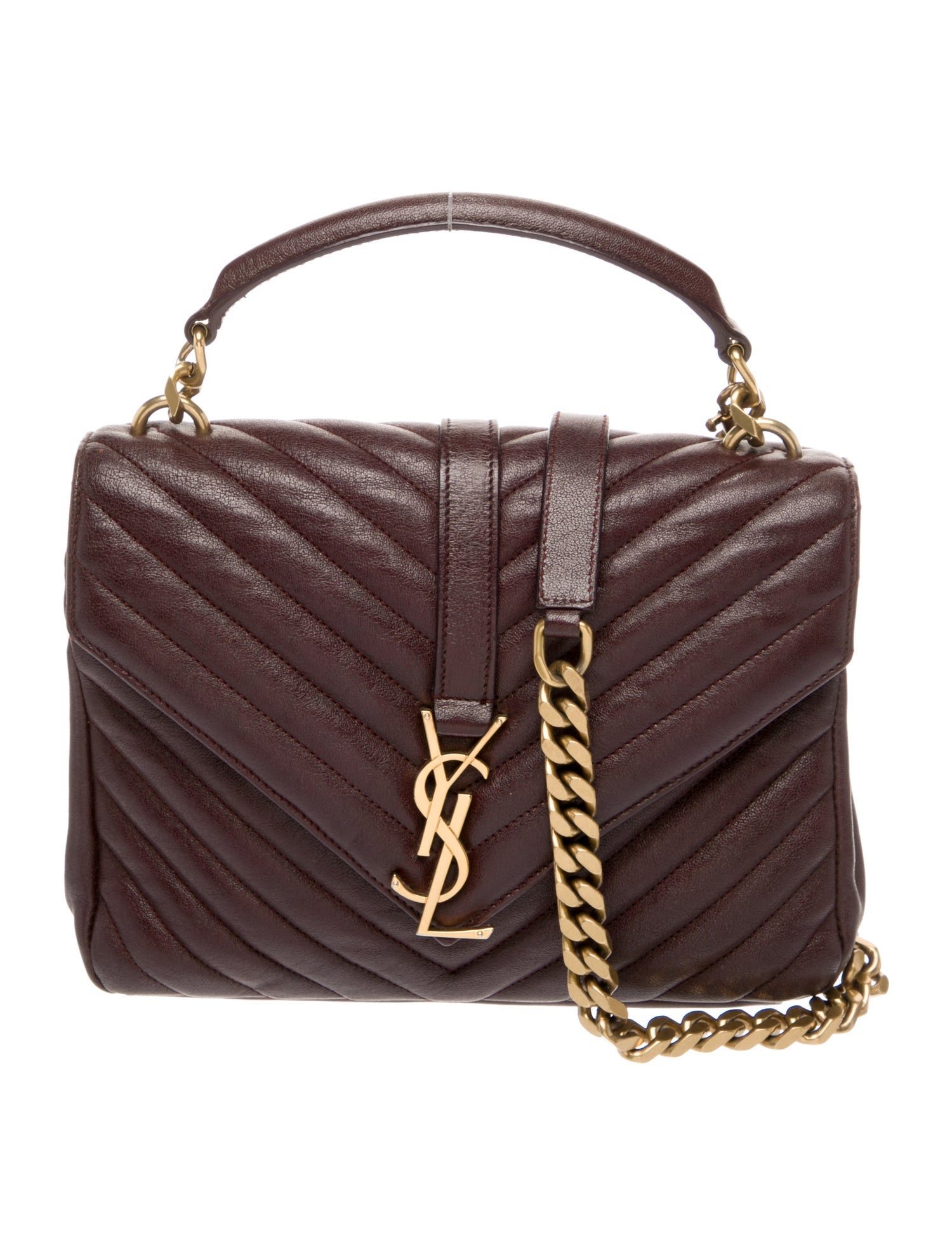 Saint Laurent Leather College Small