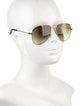 Saint Laurent Aviator Gradient Sunglasses