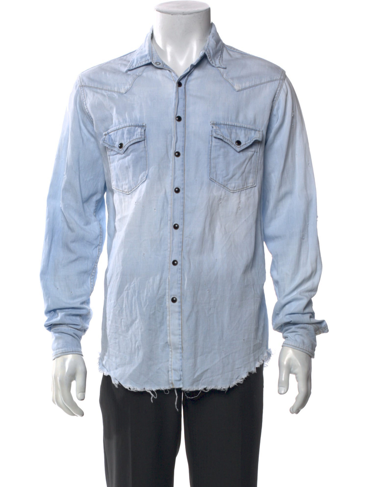 Saint Laurent 2020 Long Sleeve Dress Shirt