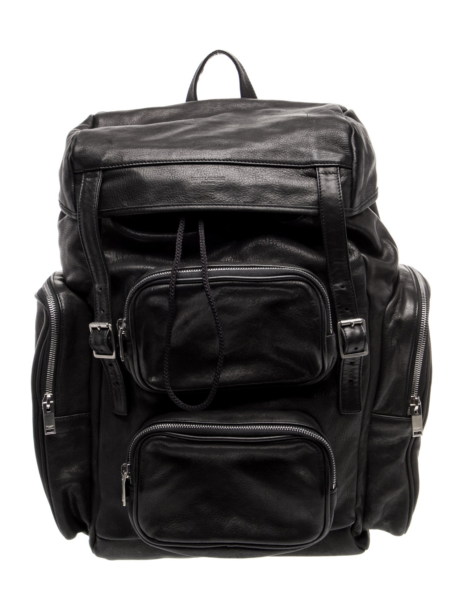 Saint Laurent Leather Backpack