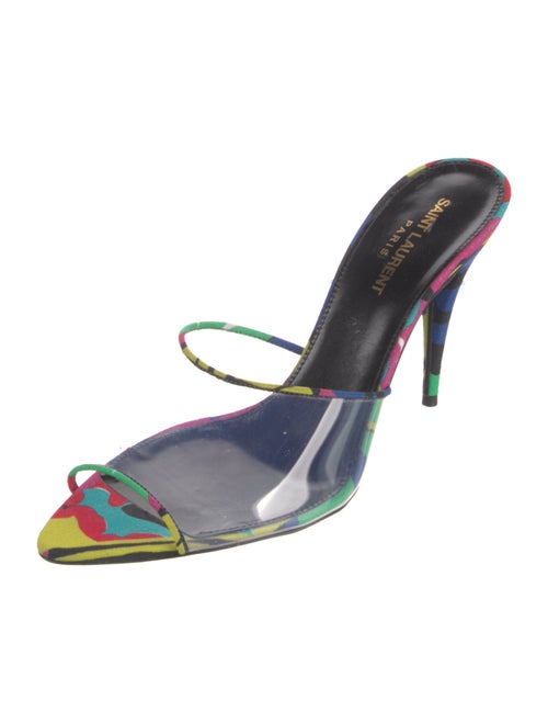 Saint Laurent Printed Mules