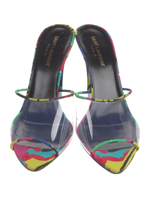 Saint Laurent Printed Mules