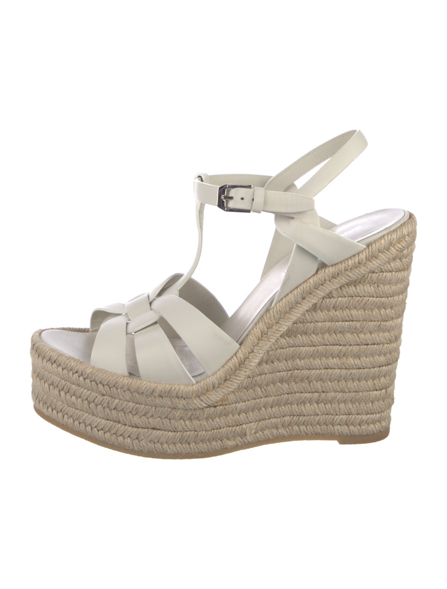 Saint Laurent Leather Espadrilles