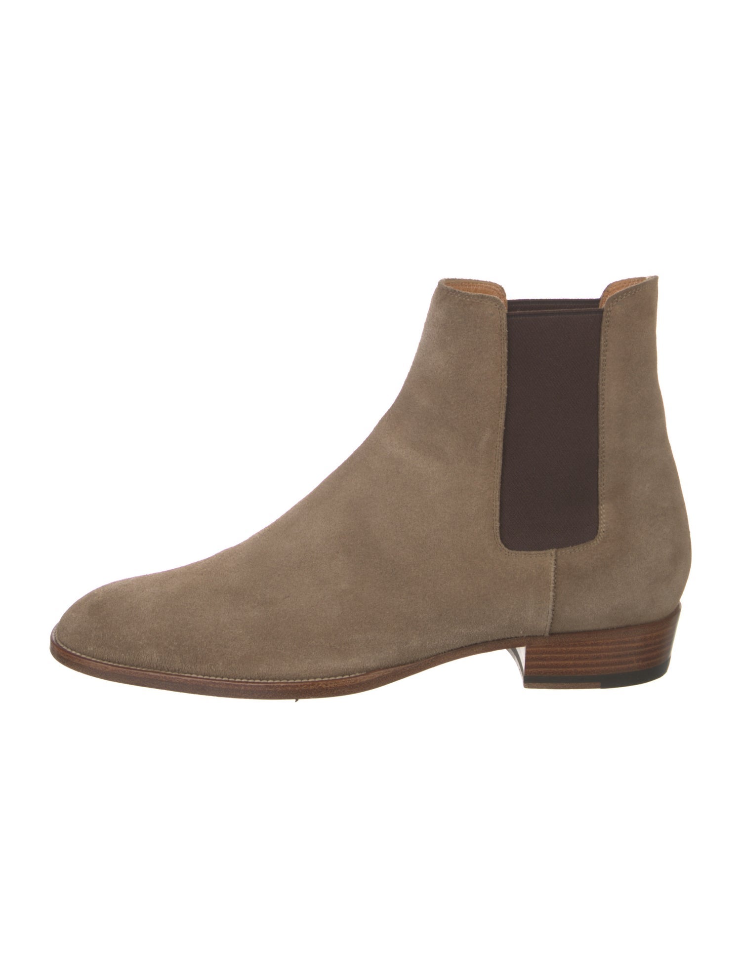 Saint Laurent Suede Chelsea Boots