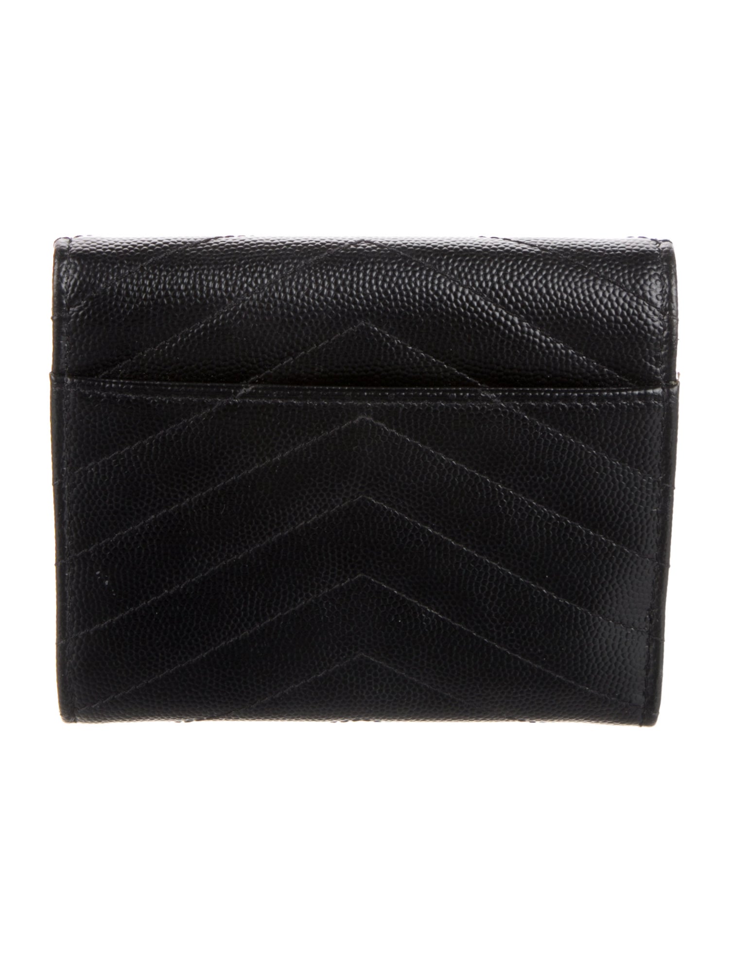 Saint Laurent 2019 Leather Compact Wallet