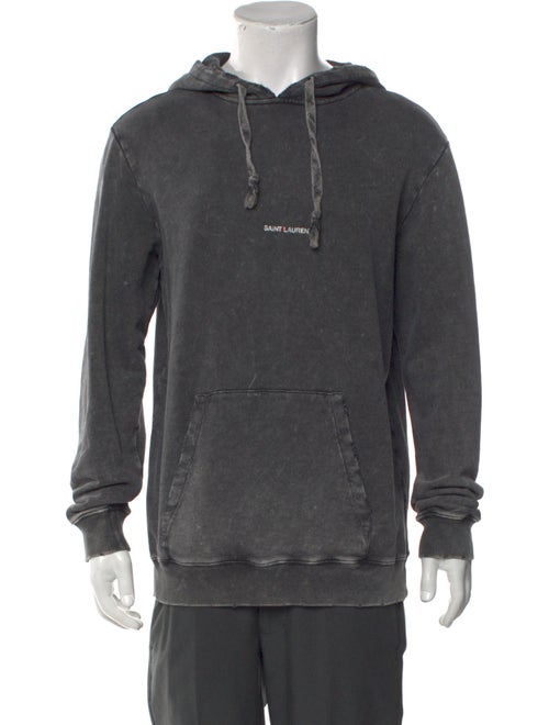 Saint Laurent 2017 Archive Logo Hoodie