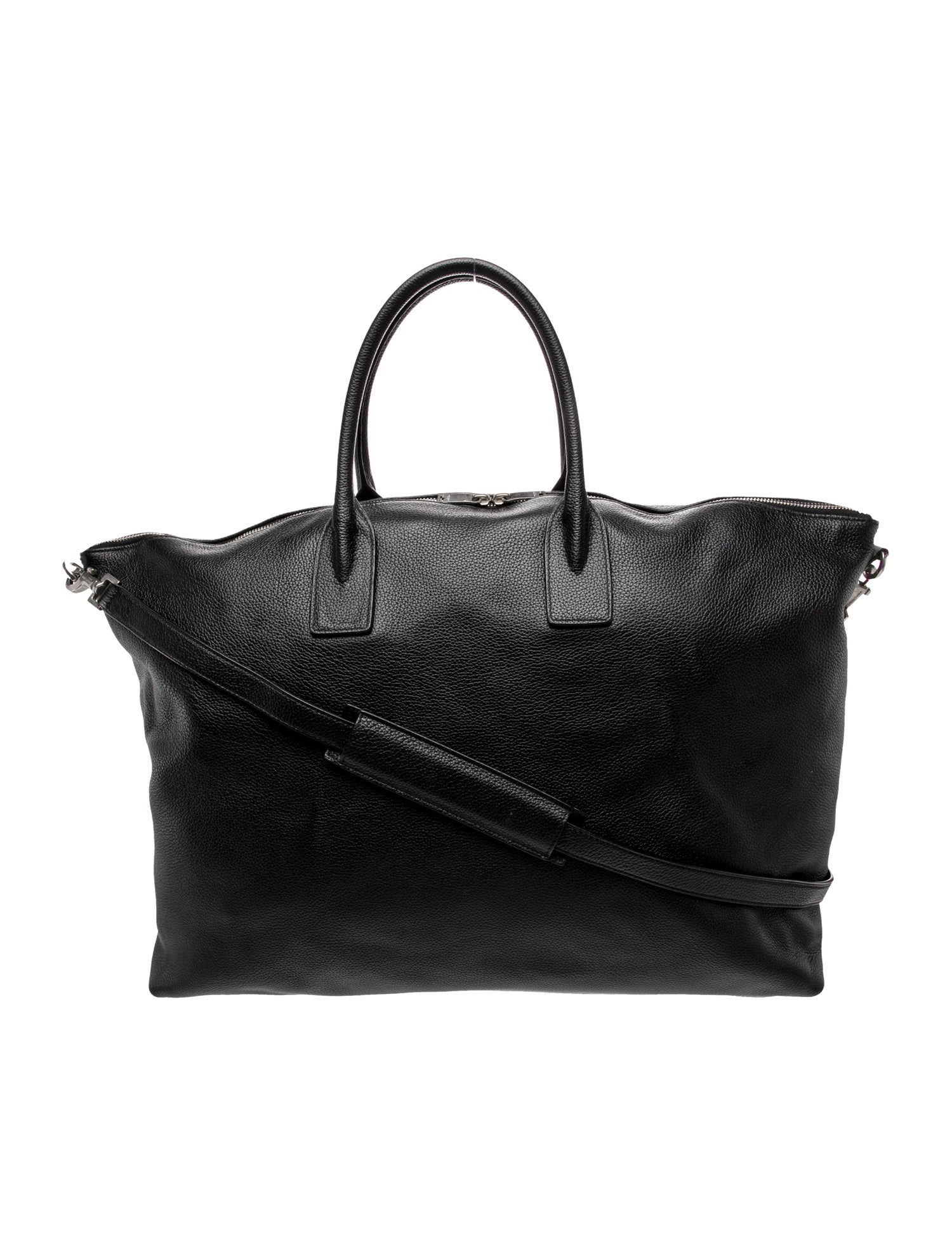 Saint Laurent Leather Bowling Bag