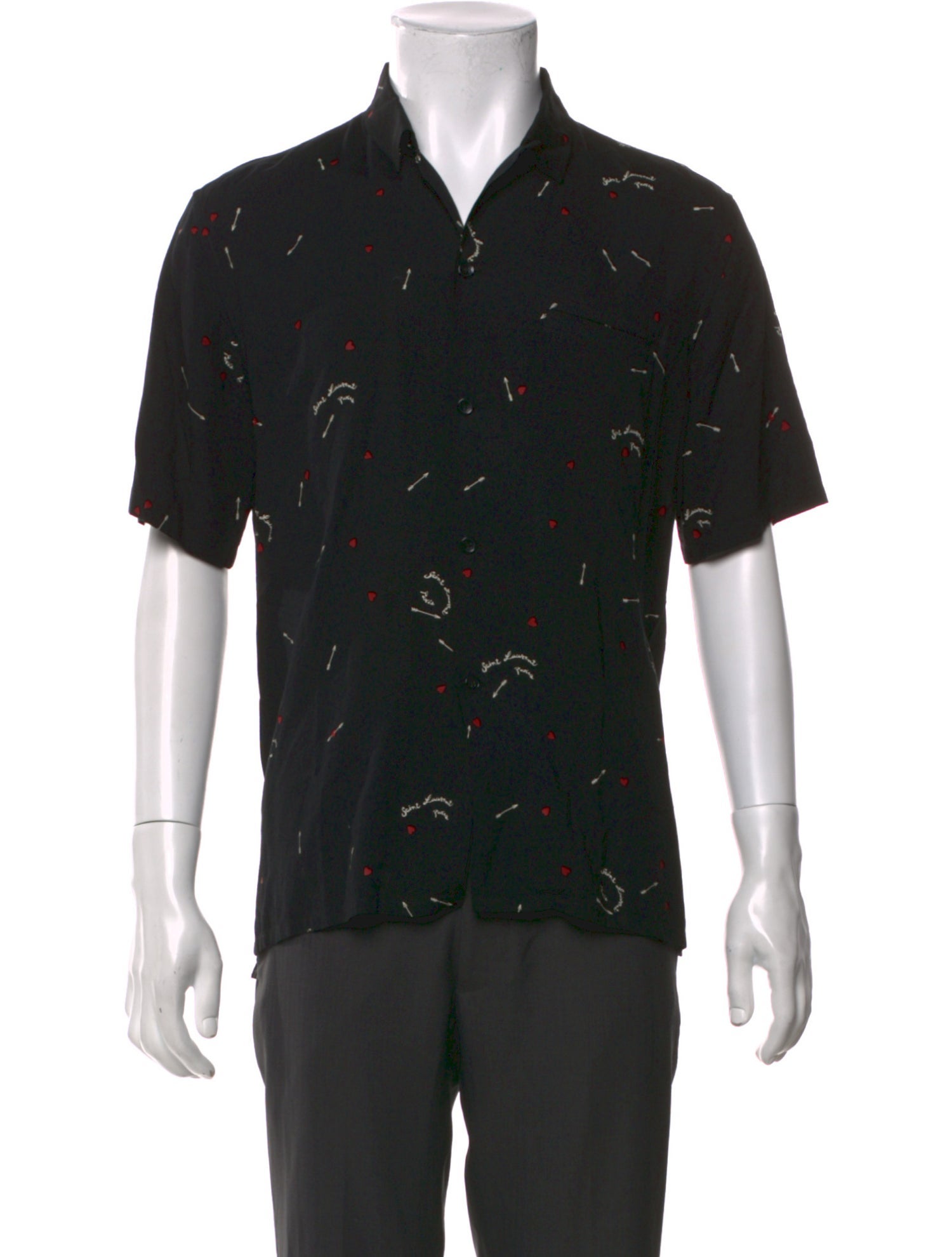 Saint Laurent 2021 Graphic Print Shirt