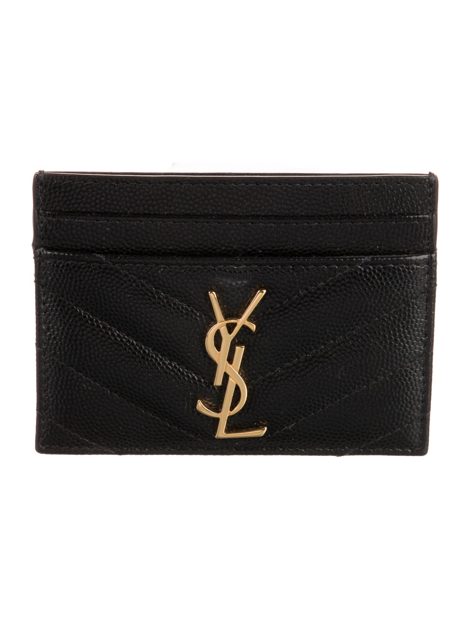 Saint Laurent 2017 Leather Card Holder