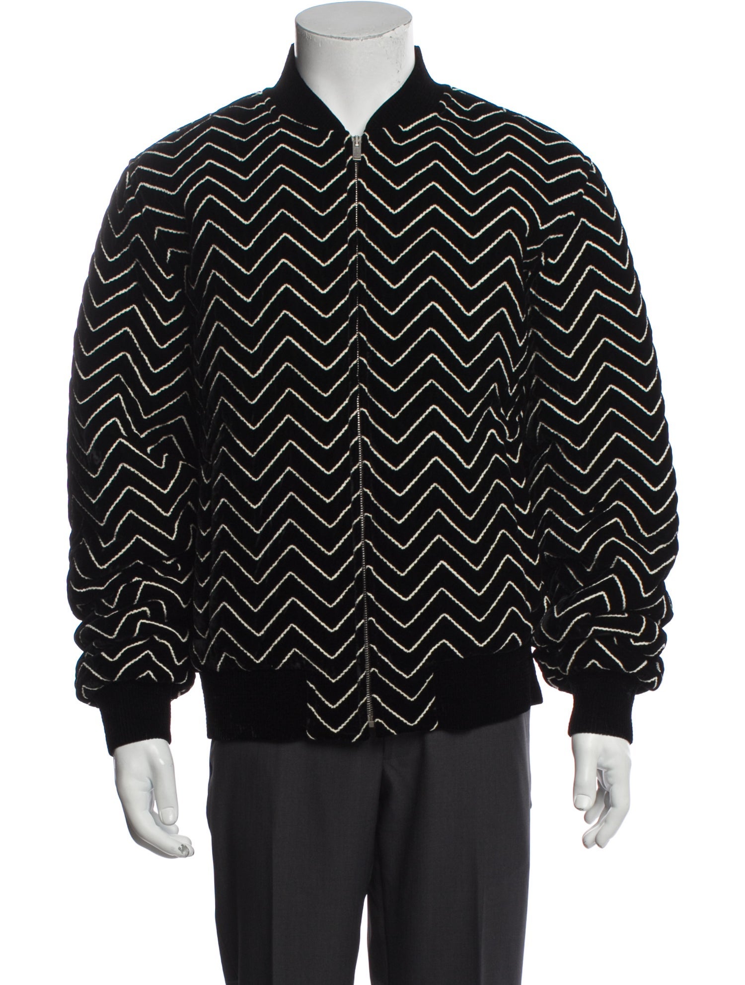 Saint Laurent 2021 Plaid Print Bomber Jacket