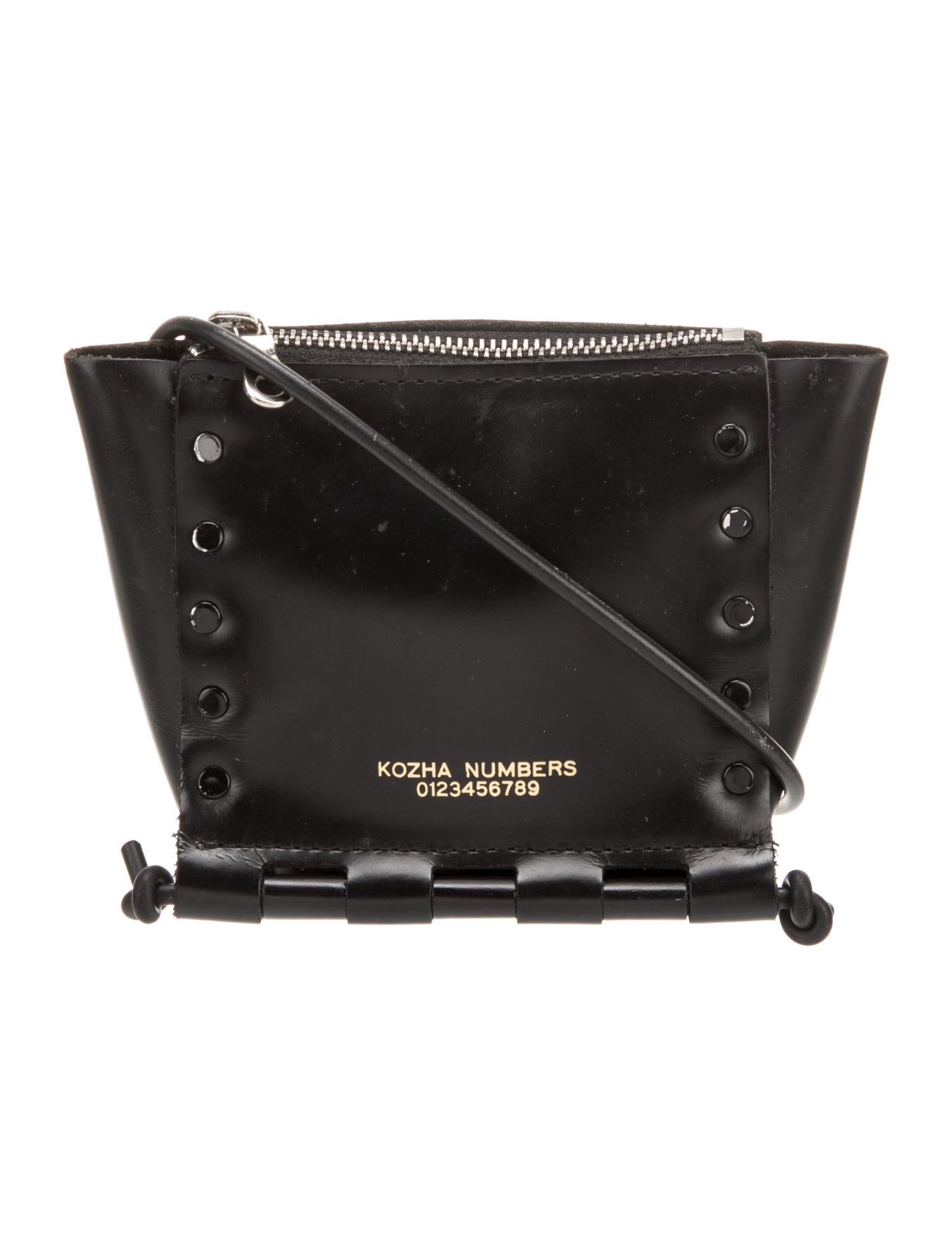 Kozha Numbers Leather Shoulder Bag