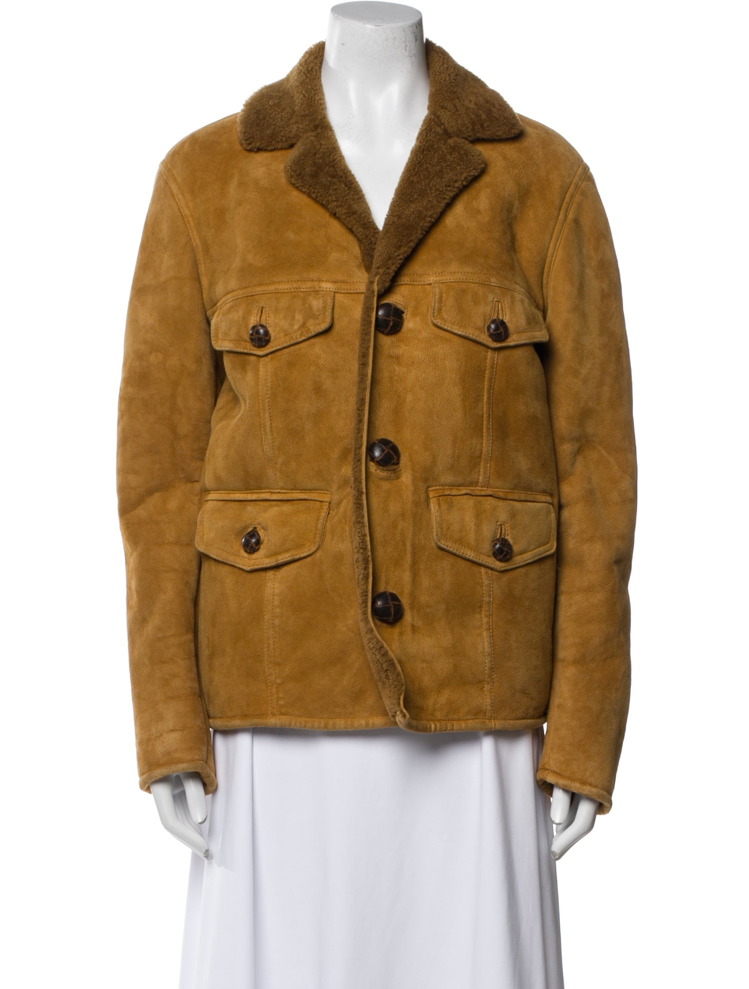 Saint Laurent 2014-2015 Shearling Utility Jacket