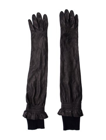 Saint Laurent Gloves & Mittens Leather
