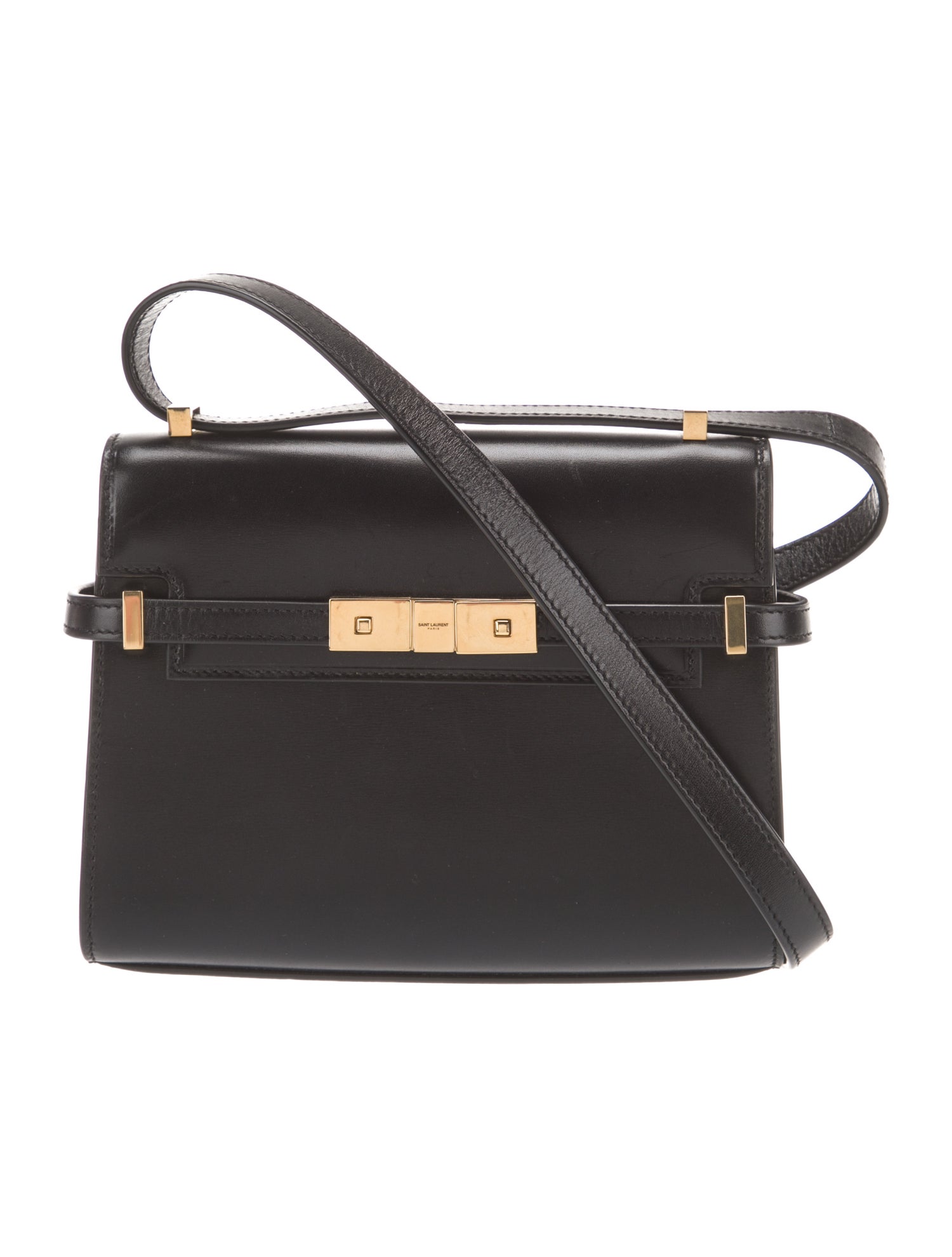 Saint Laurent Leather Manhattan Mini 2023