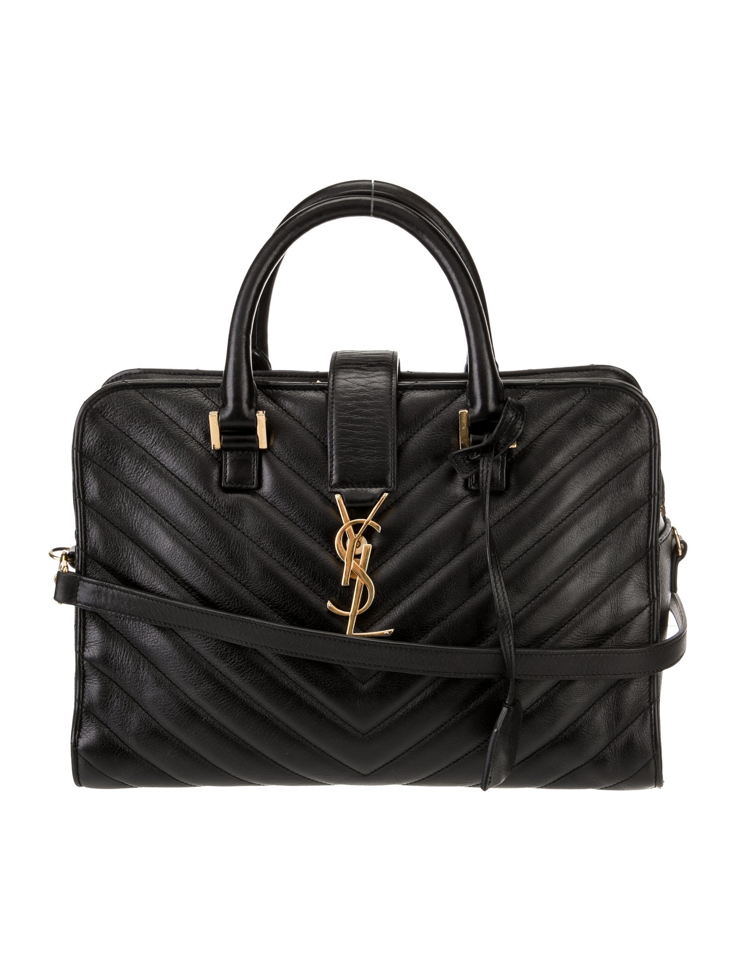 Saint Laurent Leather Top Handle Bag