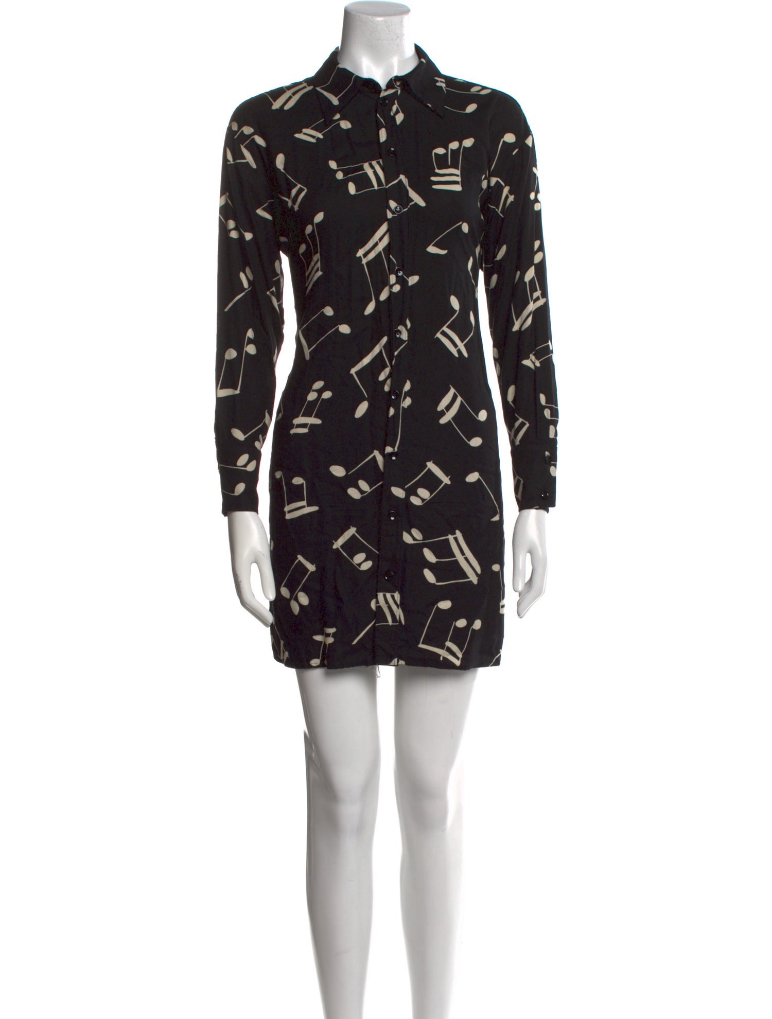 Saint Laurent Printed Mini Dress