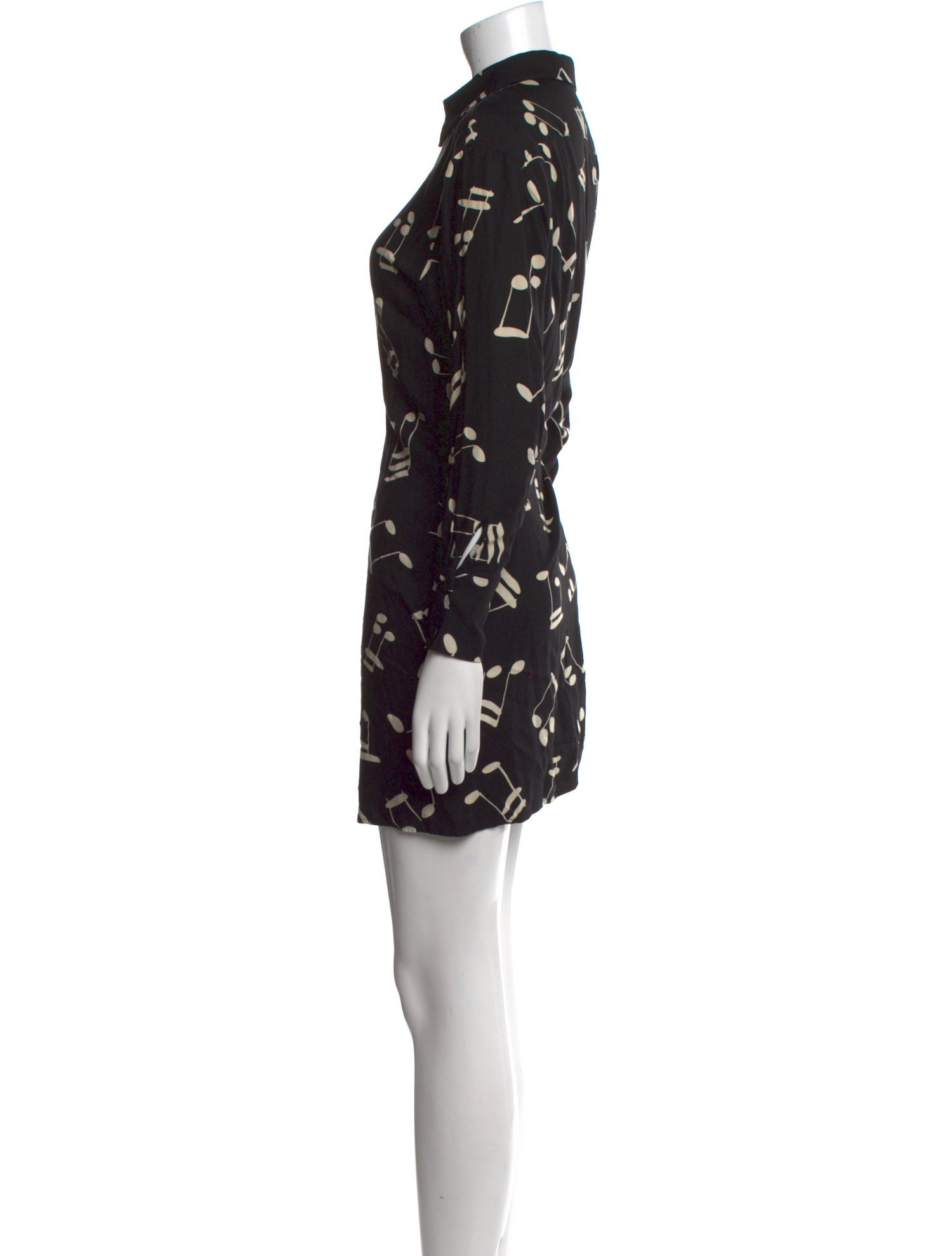 Saint Laurent Printed Mini Dress