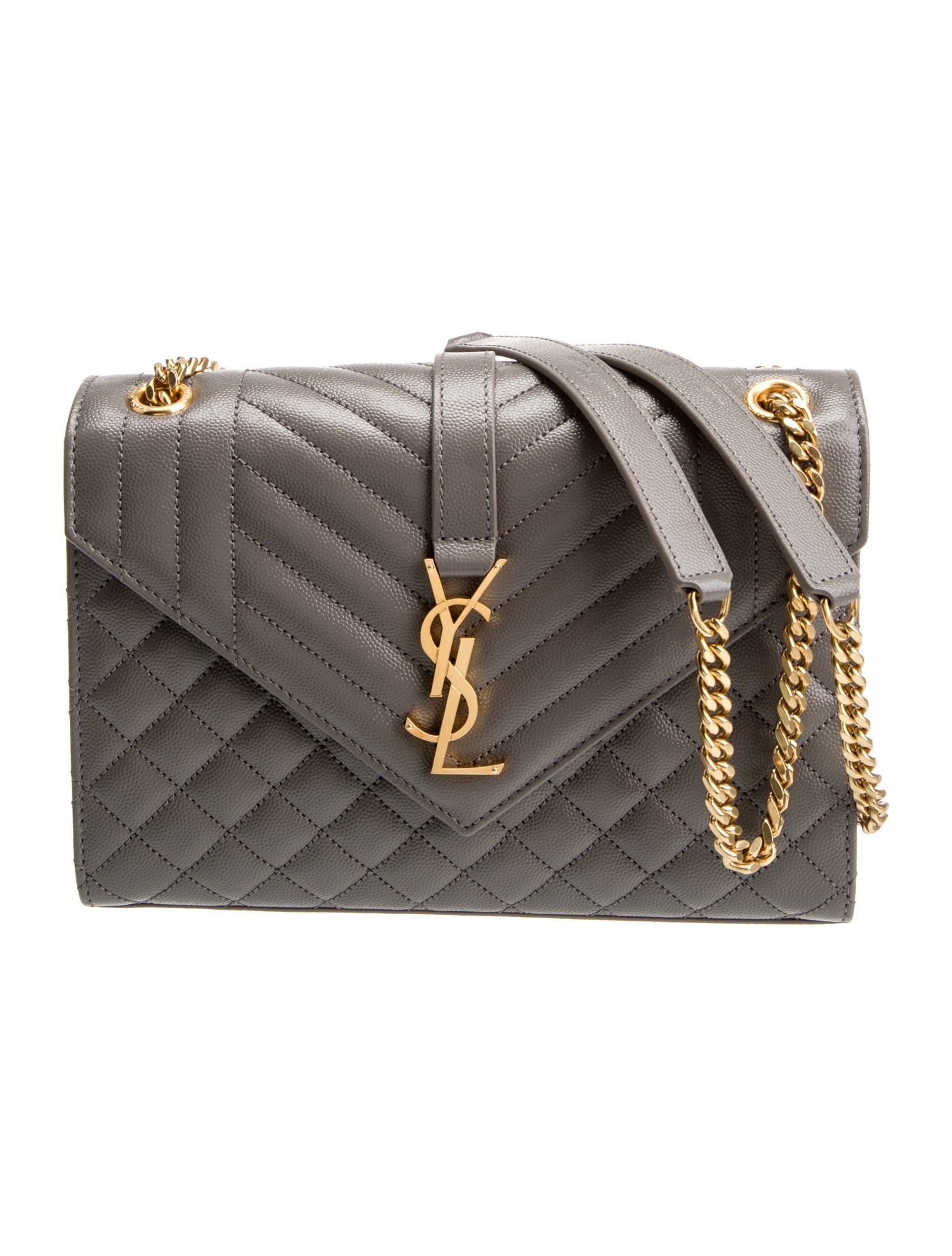 Saint Laurent Leather Envelope Medium 2022