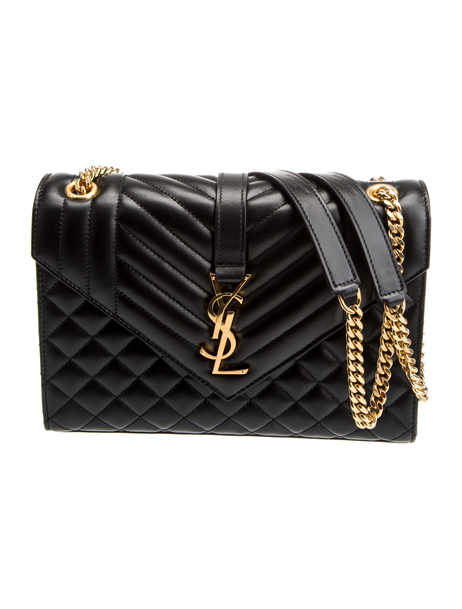 Saint Laurent Leather Envelope Medium 2022