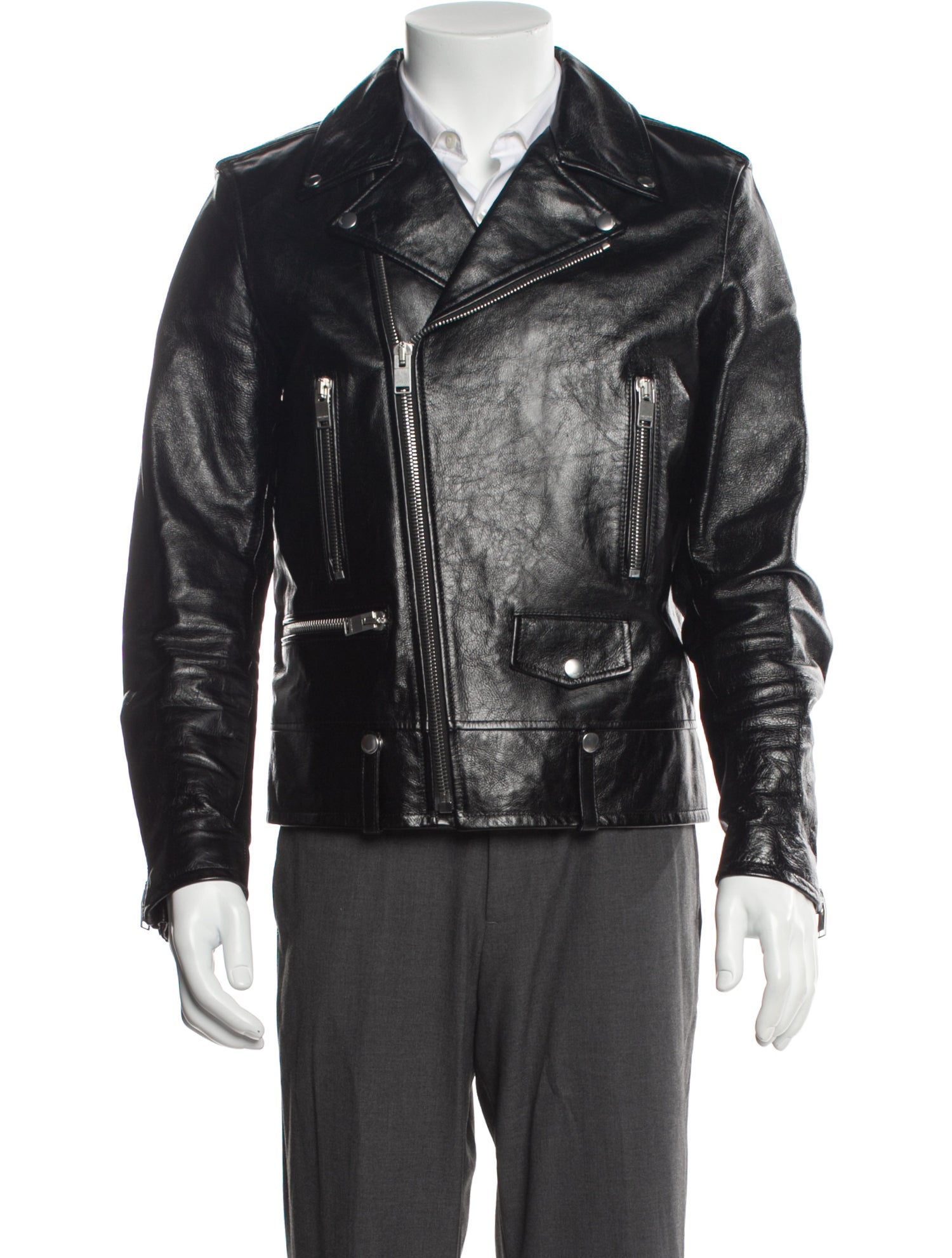 Saint Laurent 2017 Calfskin Moto Jacket