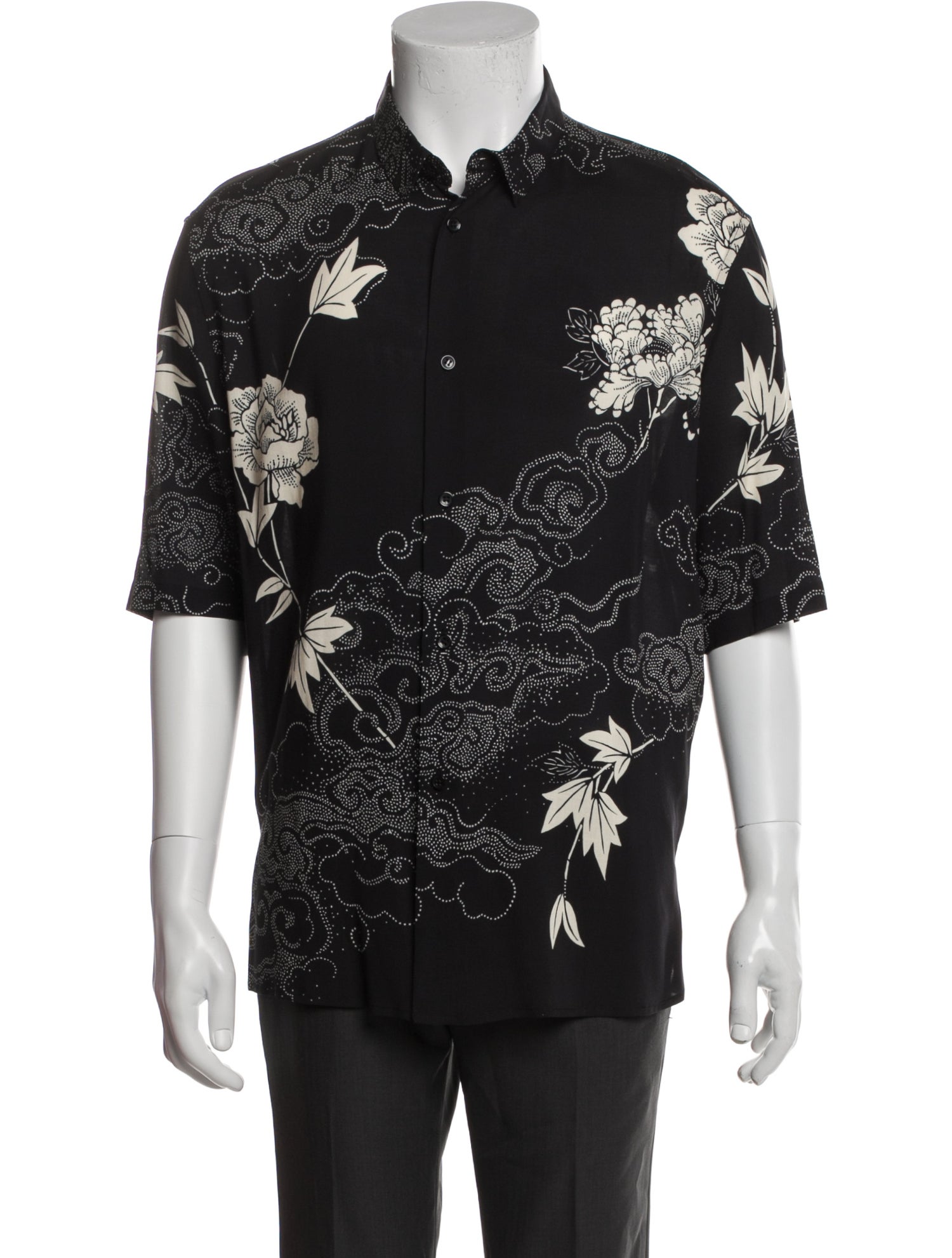 Saint Laurent 2021 Floral Print Shirt