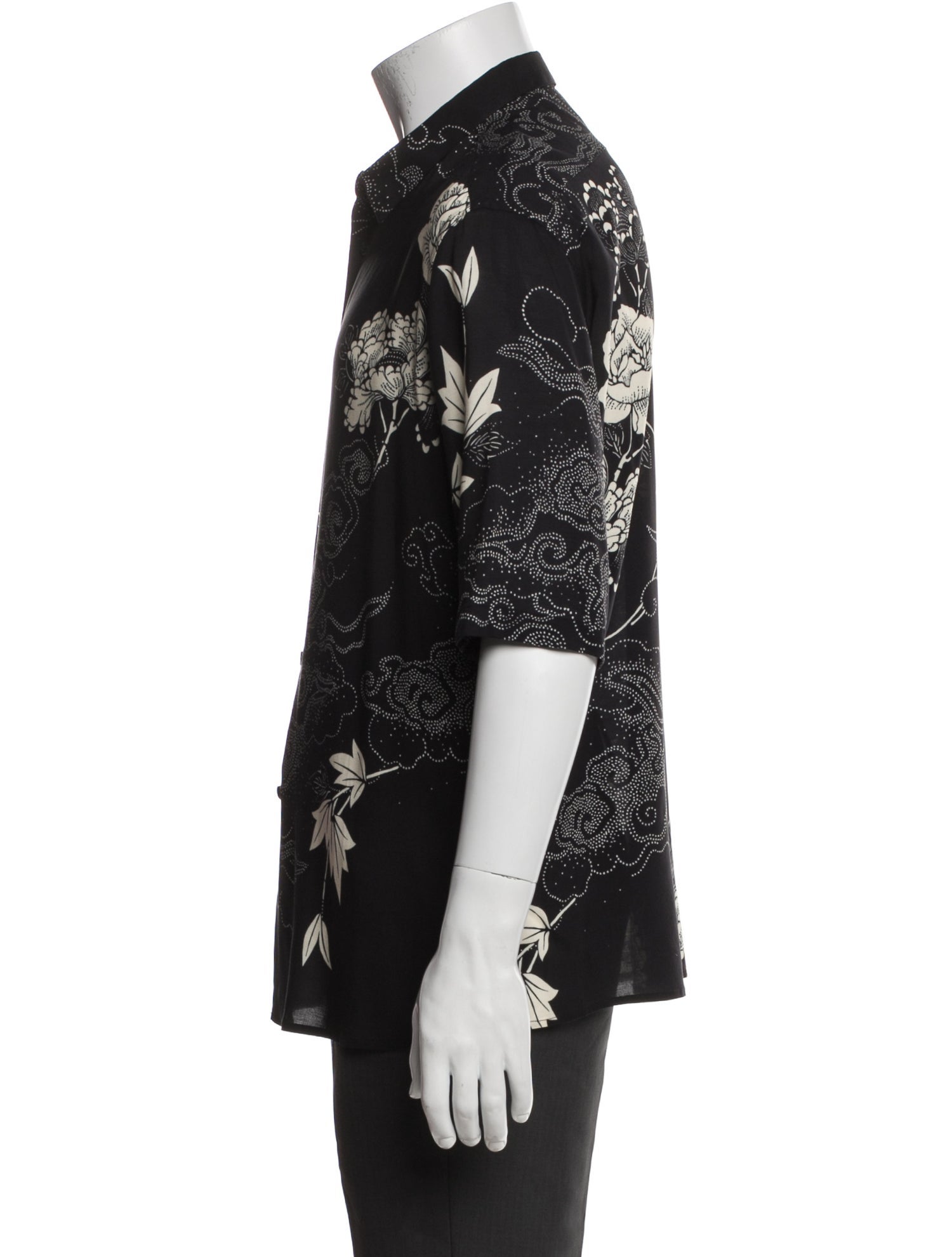 Saint Laurent 2021 Floral Print Shirt