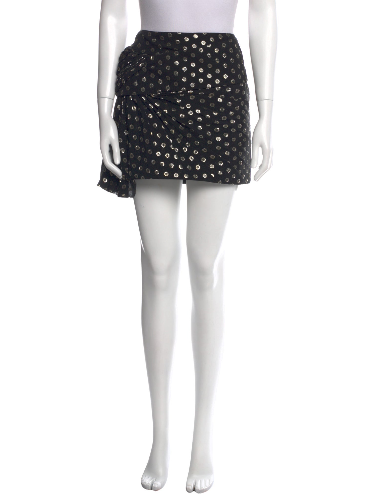 Saint Laurent Silk Mini Skirt