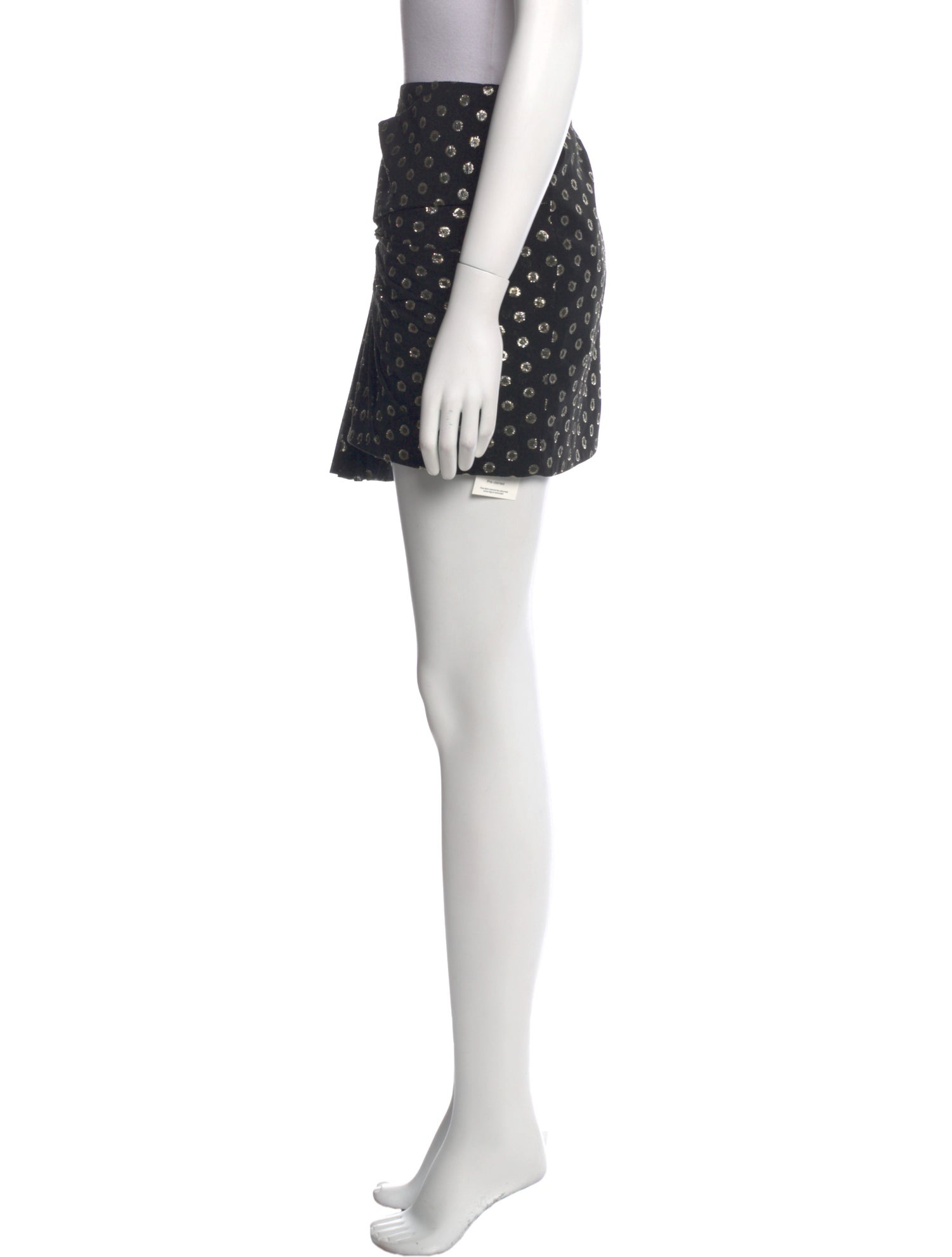 Saint Laurent Silk Mini Skirt