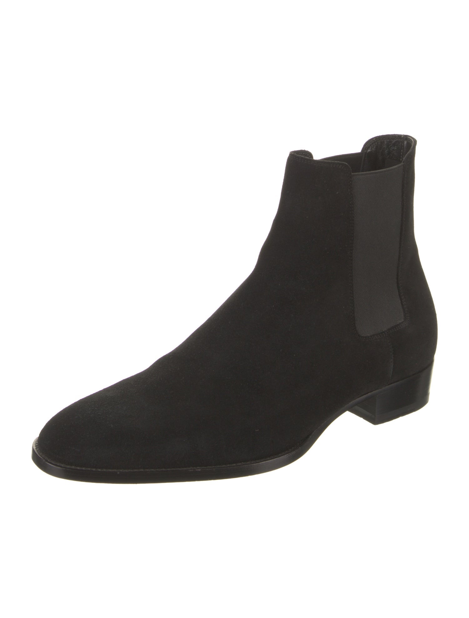 Saint Laurent Suede Chelsea Boots