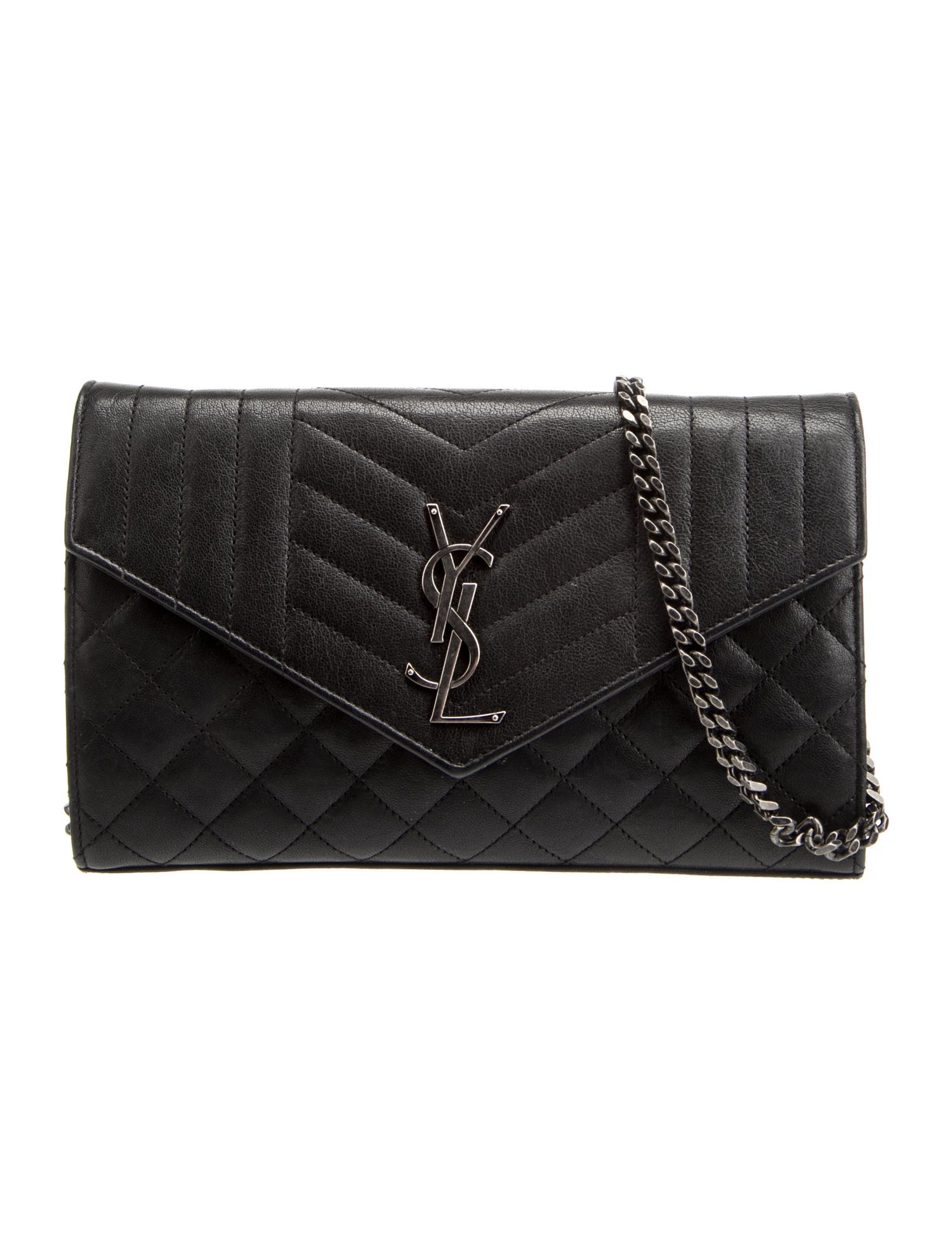 Saint Laurent Leather Envelope