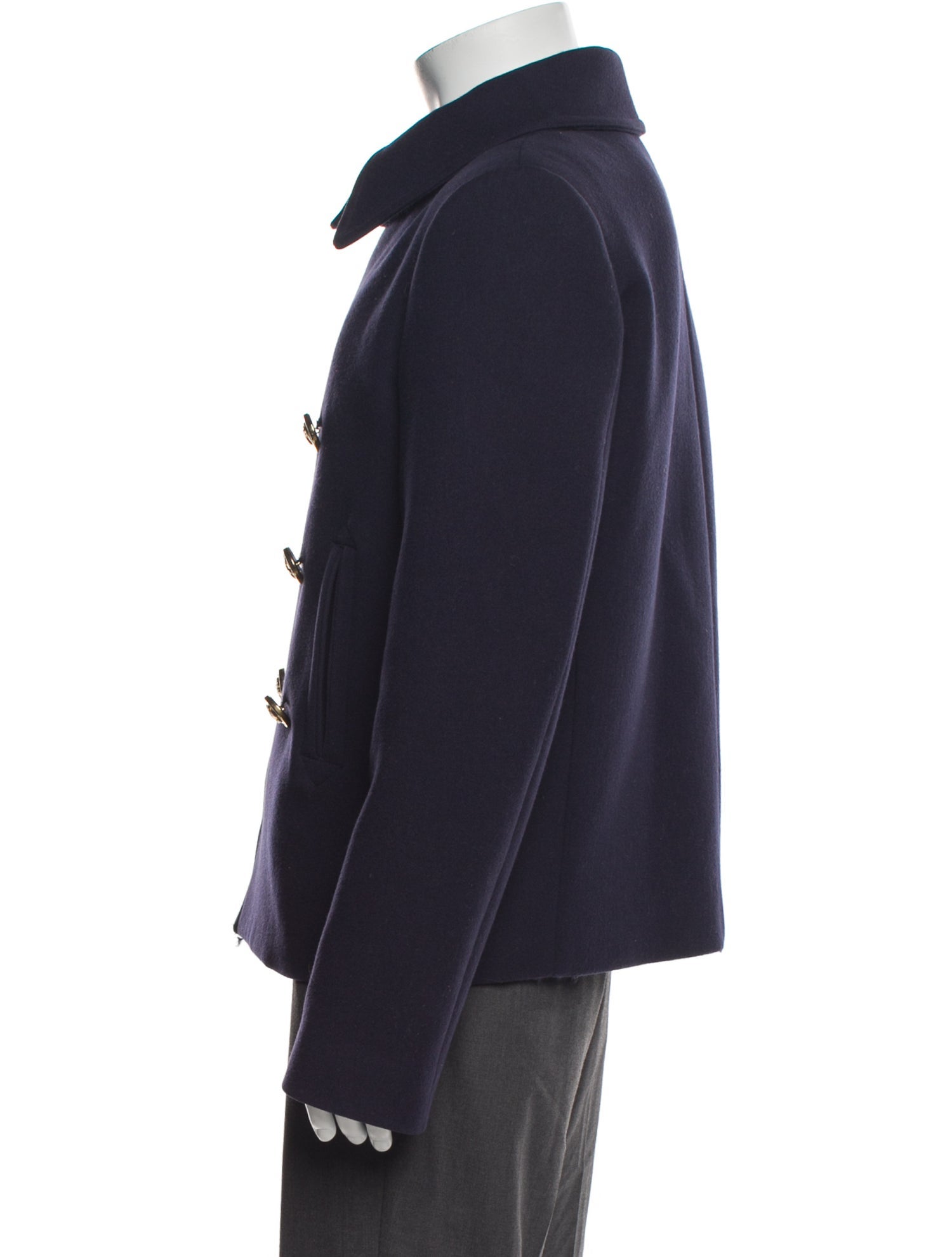 Saint Laurent 2016 Virgin Wool Peacoat