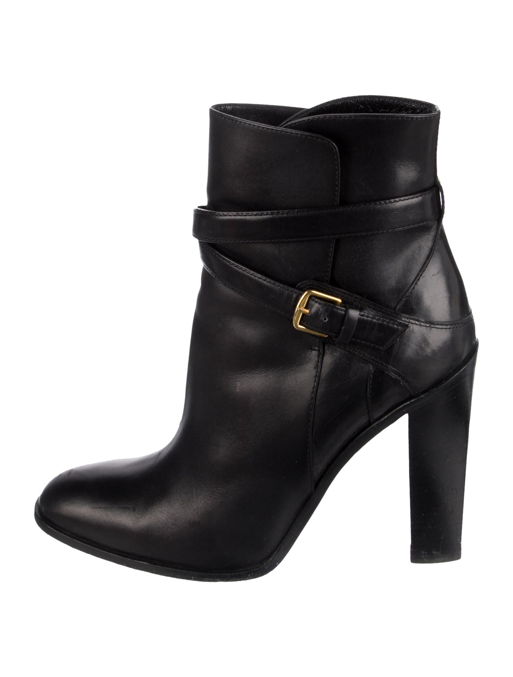 Saint Laurent Leather Boots