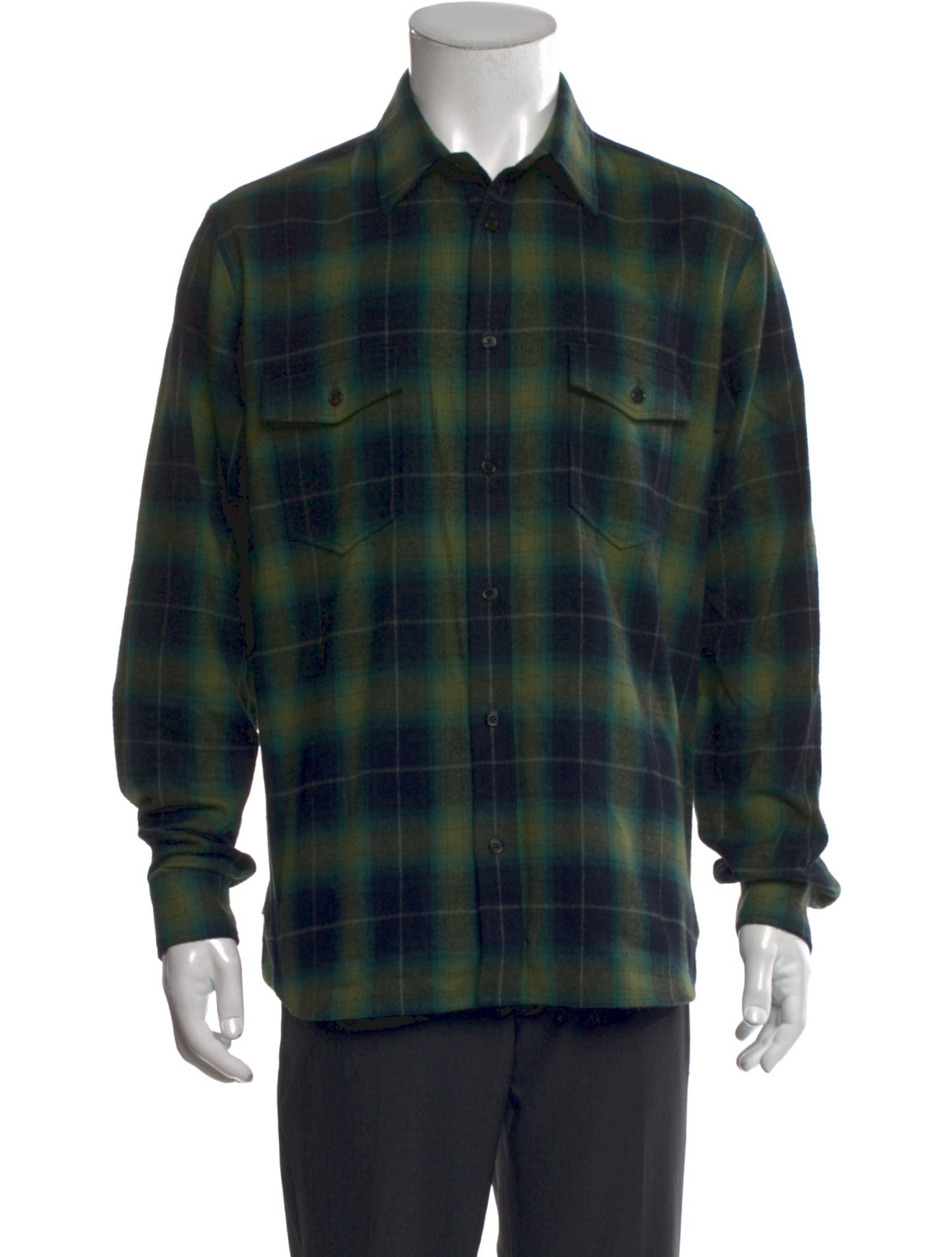 Saint Laurent 2022 Plaid Shirt
