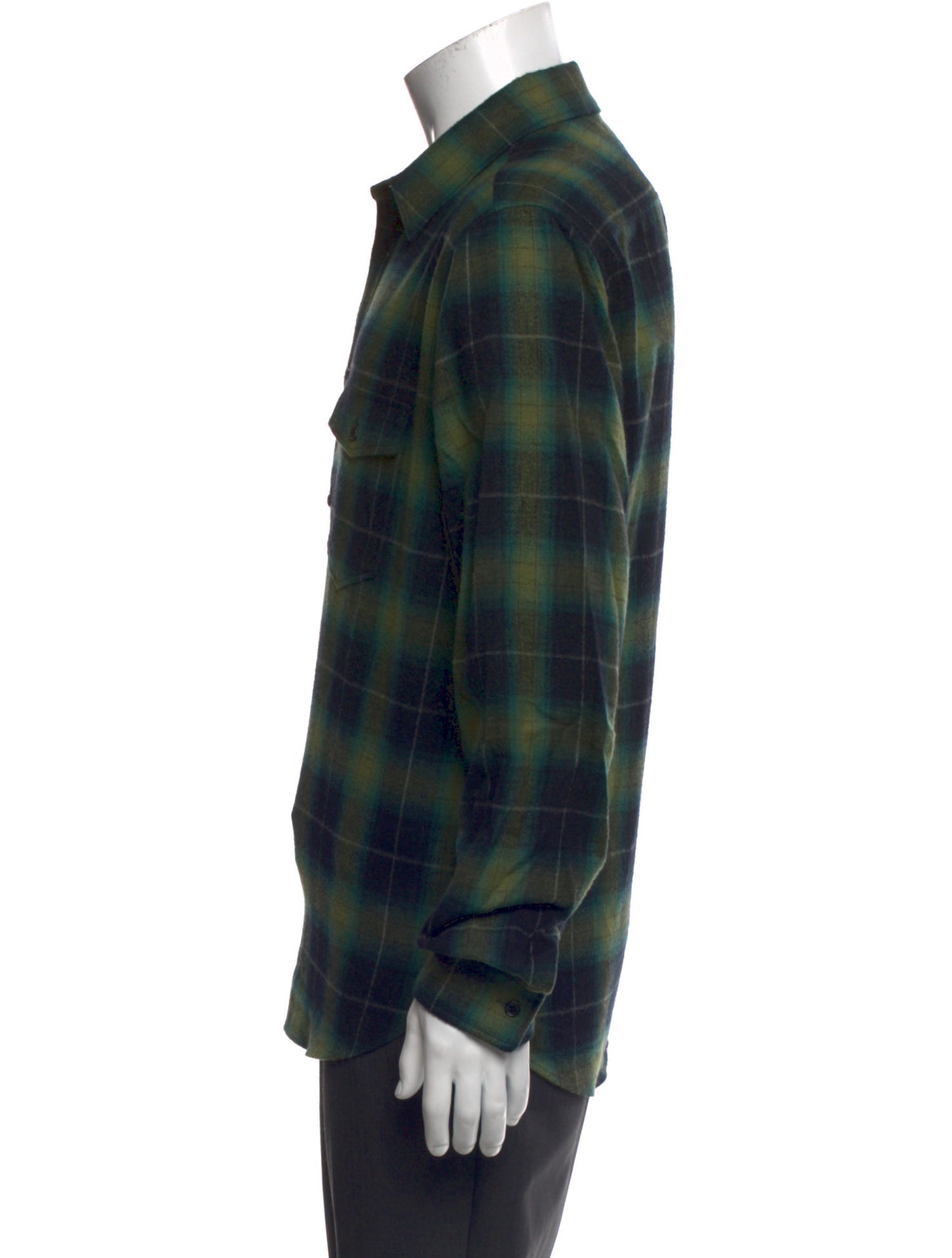 Saint Laurent 2022 Plaid Shirt