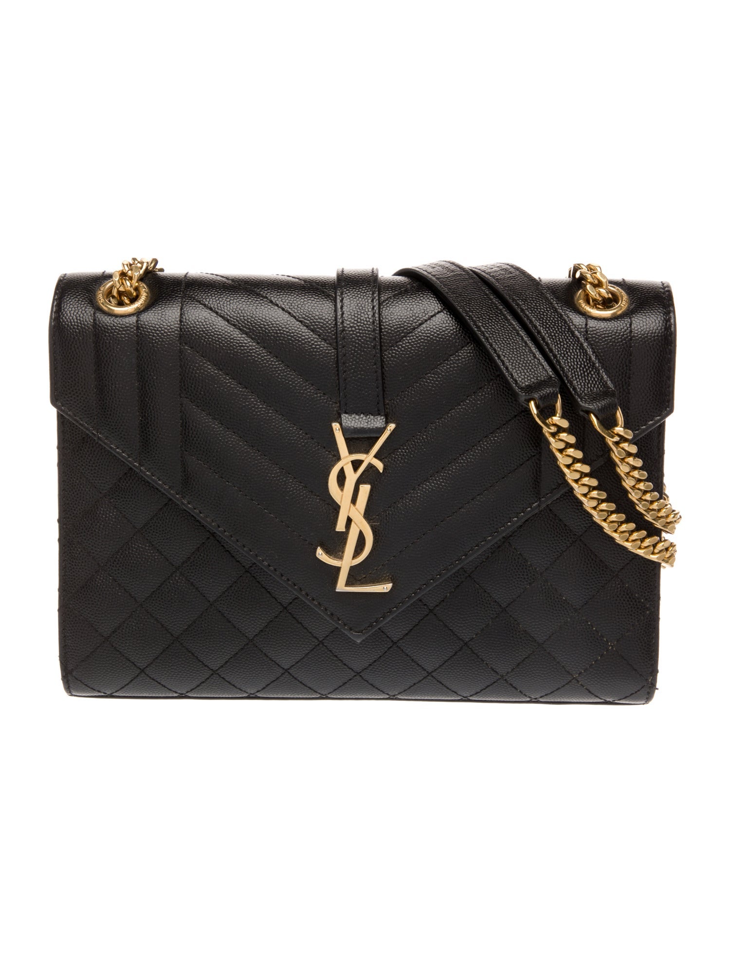 Saint Laurent Quilted Envelope Medium