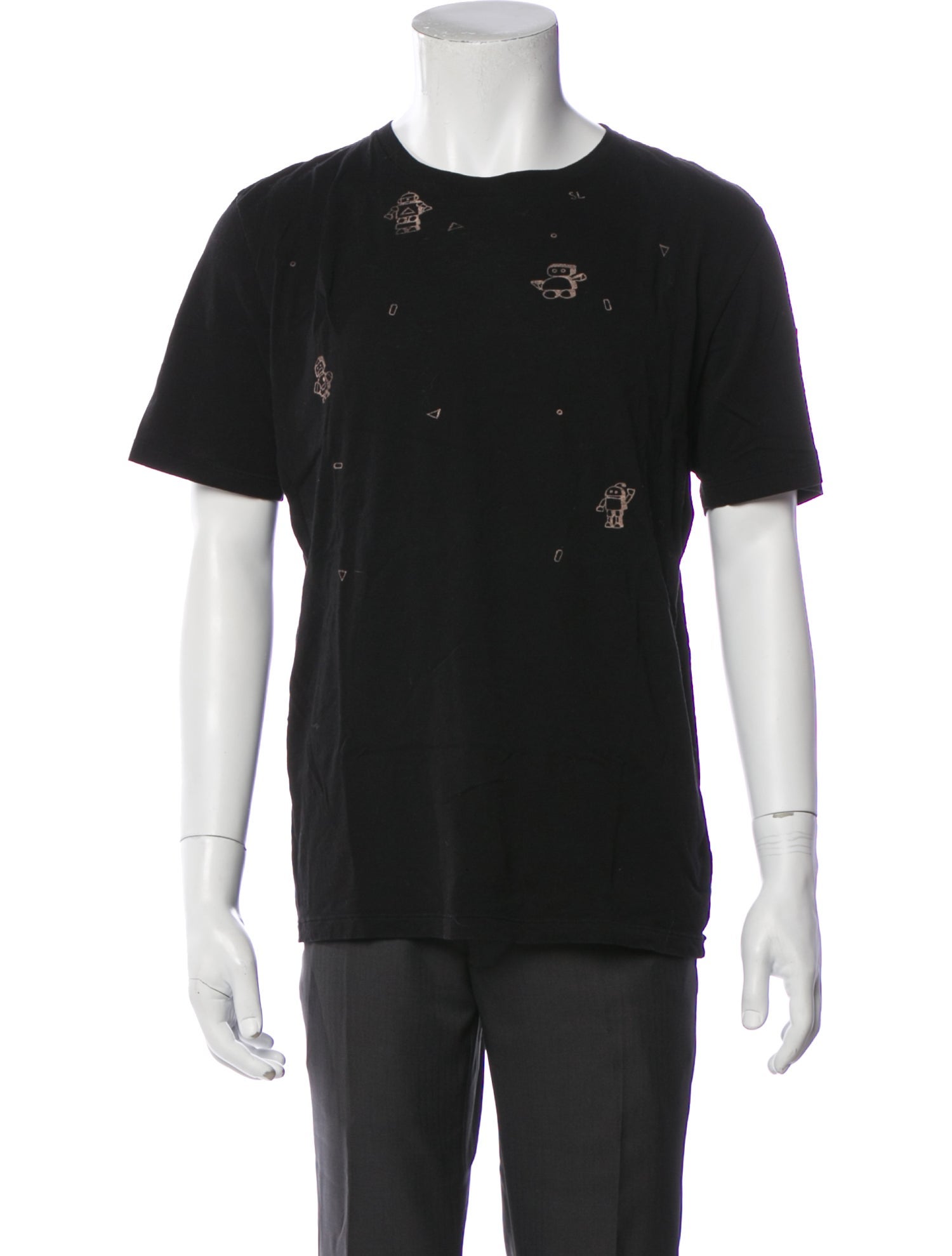 Saint Laurent 2018 Graphic Print T-Shirt