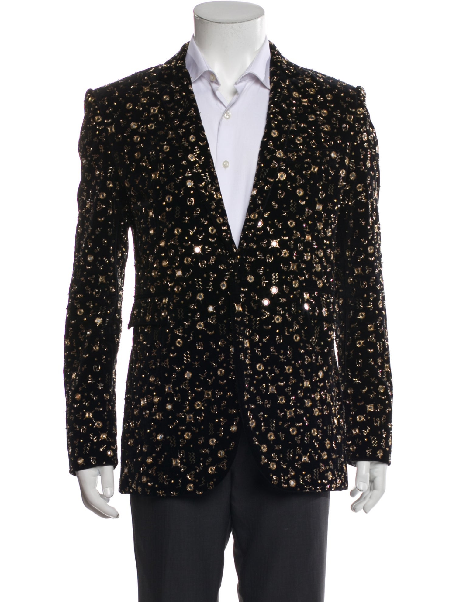 Saint Laurent 2019 Printed Blazer