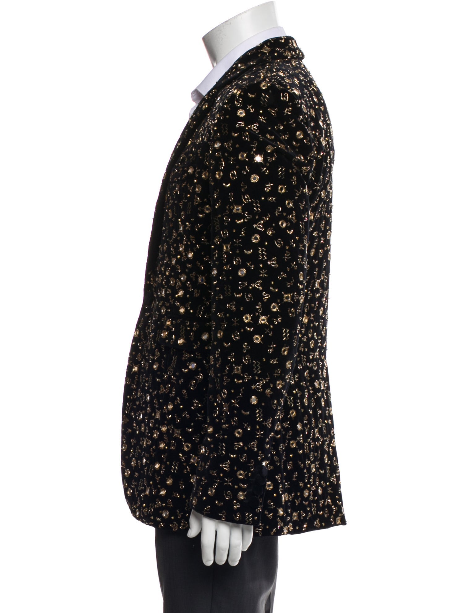 Saint Laurent 2019 Printed Blazer