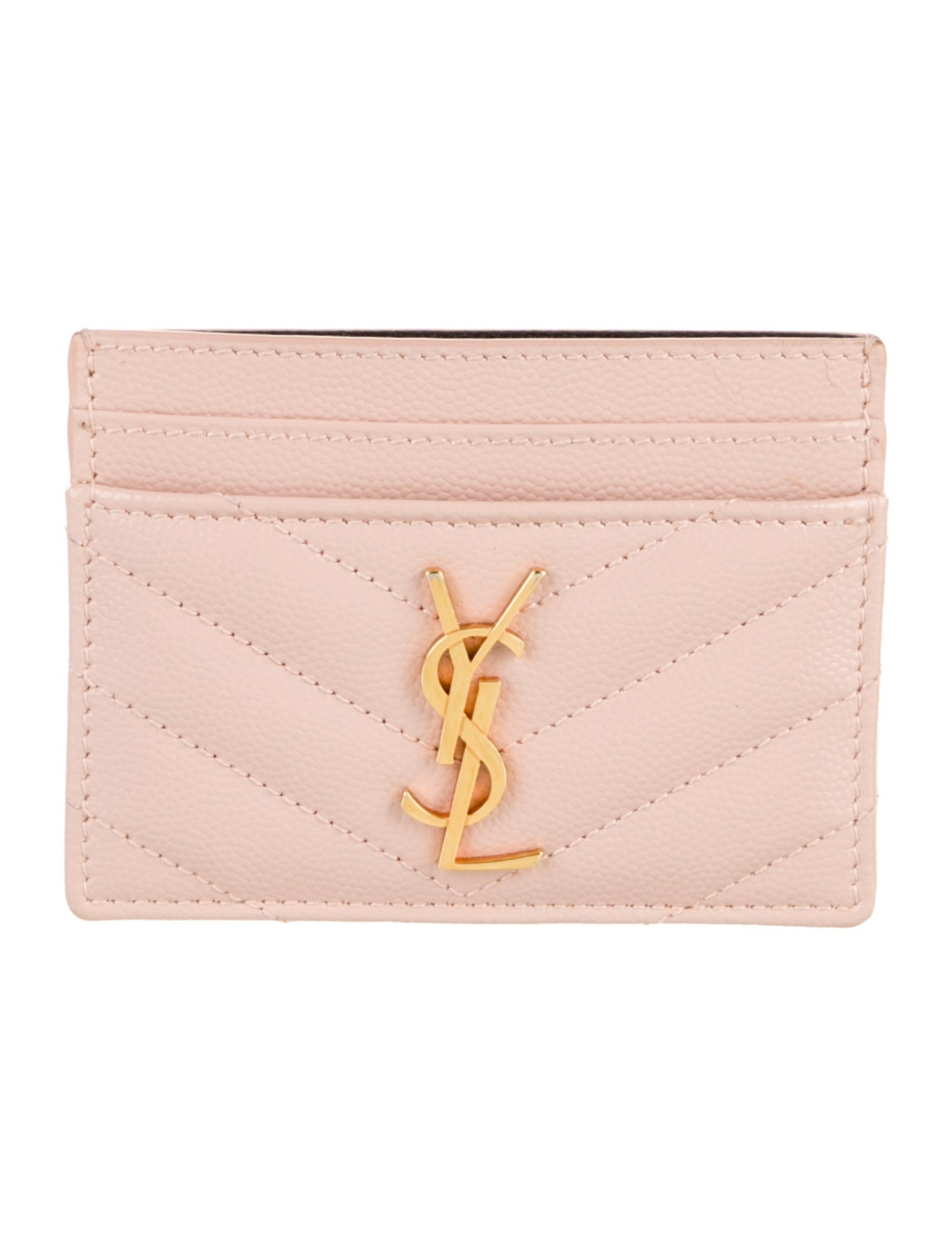 Saint Laurent Leather Card Holder