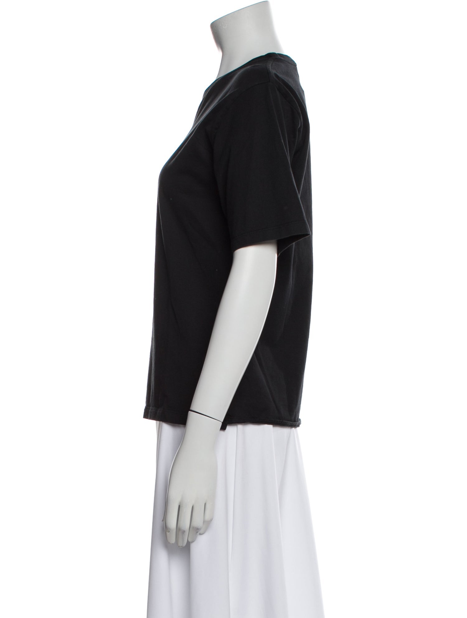 Saint Laurent Graphic Print Crew Neck T-Shirt