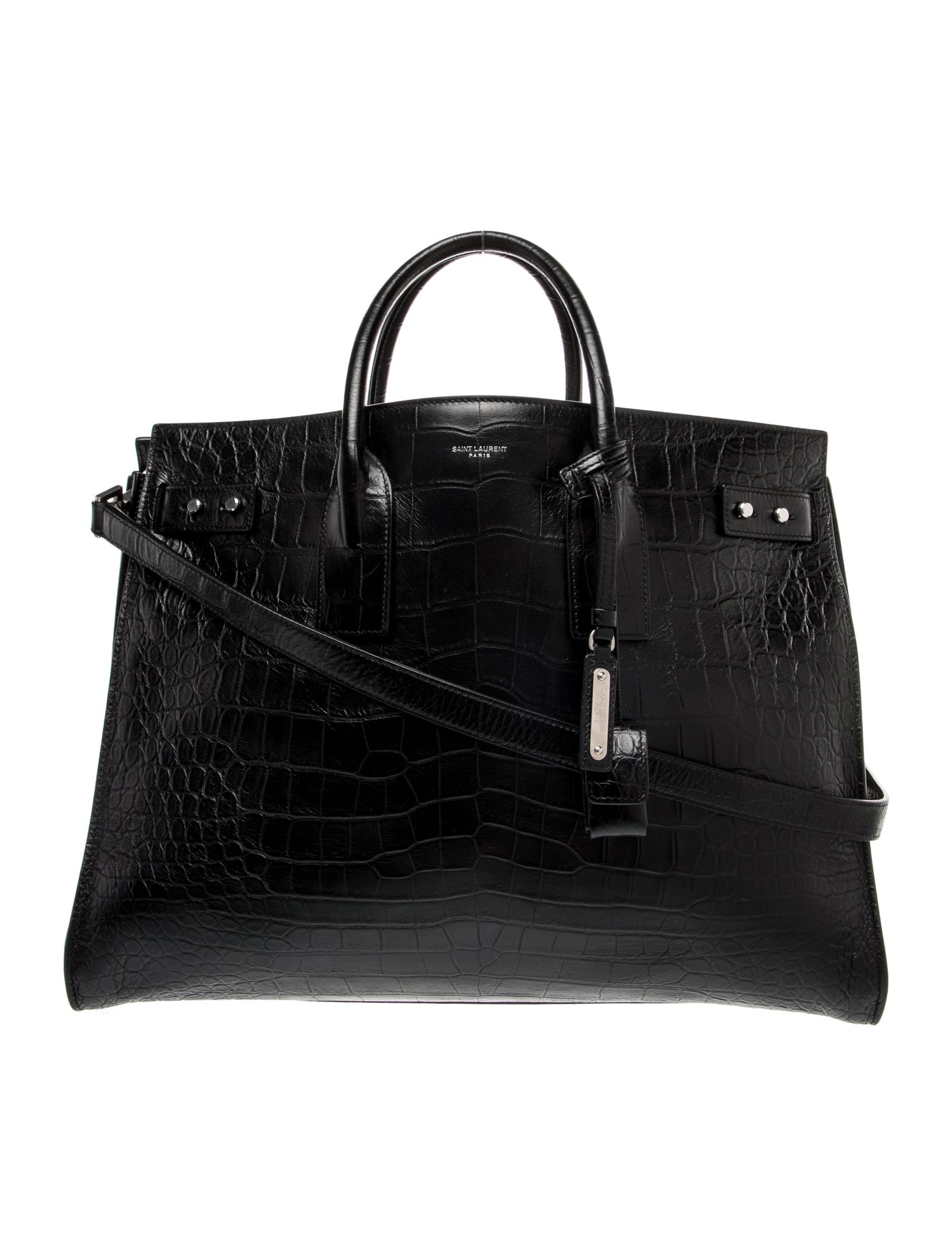 Saint Laurent Embossed Leather Sac De Jour Large 2022