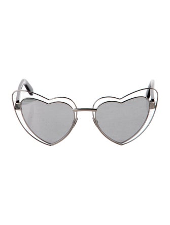 Saint Laurent Aviator Mirrored Sunglasses